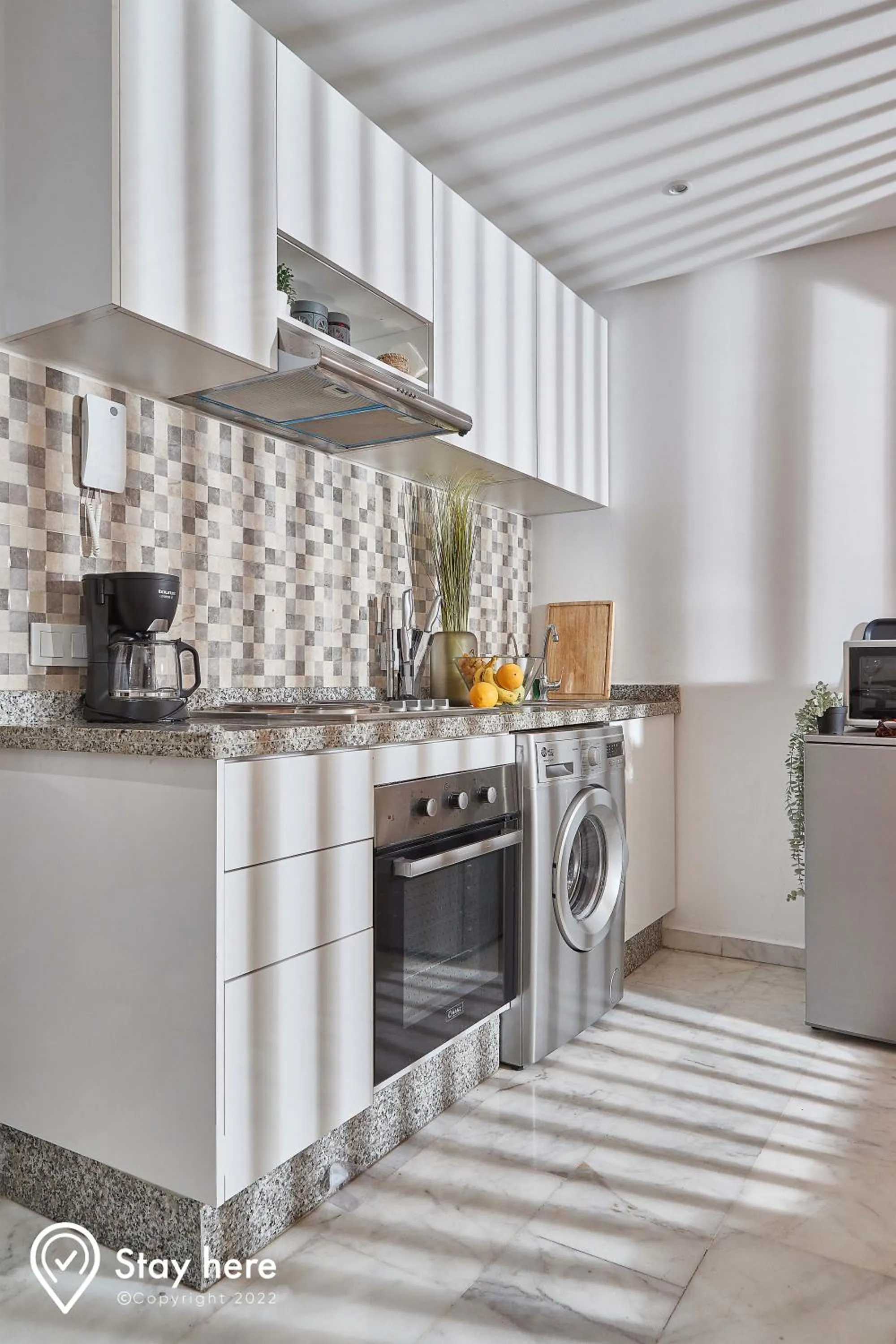 Kitchen or kitchenette in Stayhere Rabat - Agdal 1 - Comfort Residence