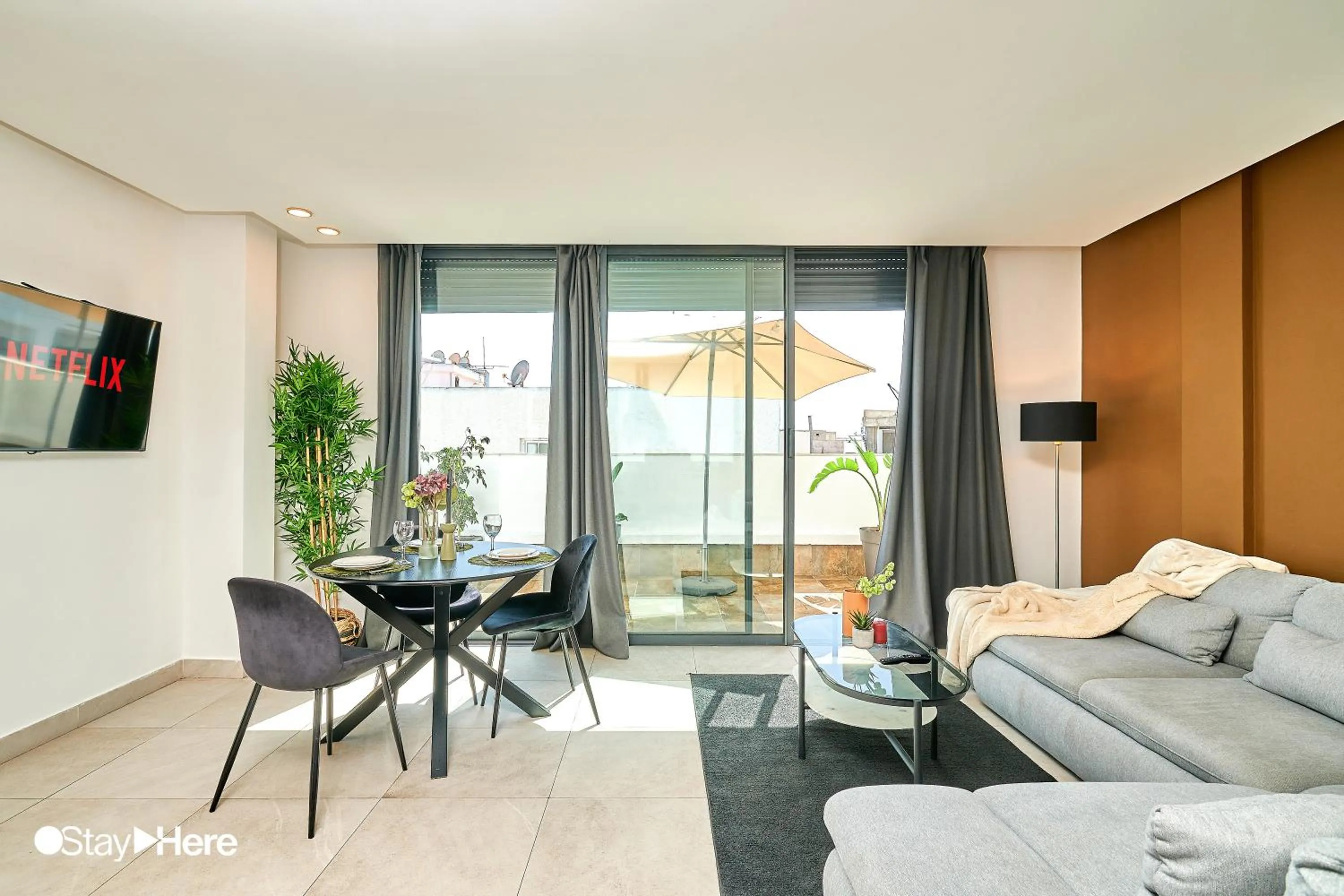 Living room in Stayhere Rabat - Agdal 1 - Comfort Residence