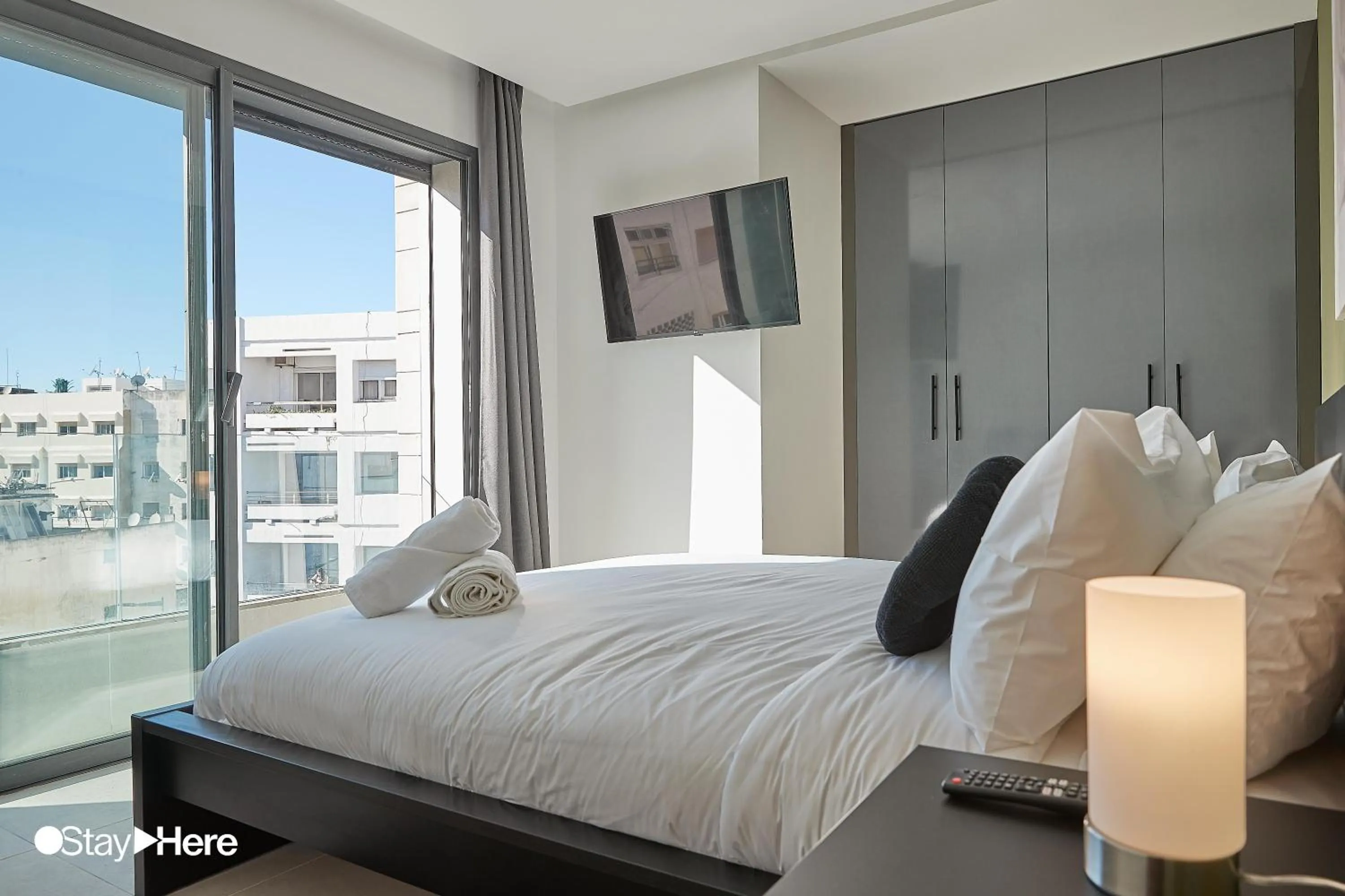 Bed in Stayhere Rabat - Agdal 1 - Comfort Residence