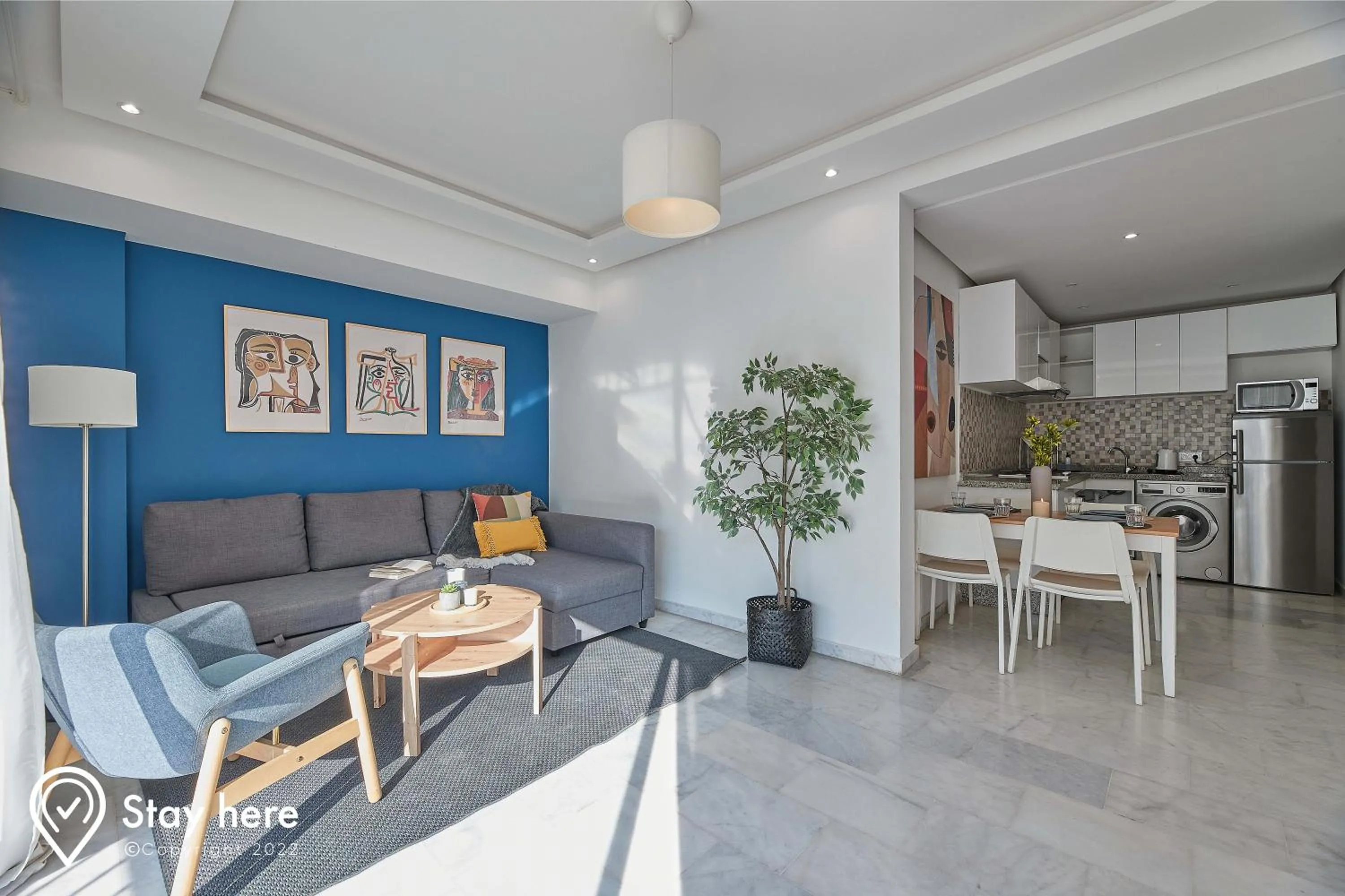 Living room in Stayhere Rabat - Agdal 1 - Comfort Residence