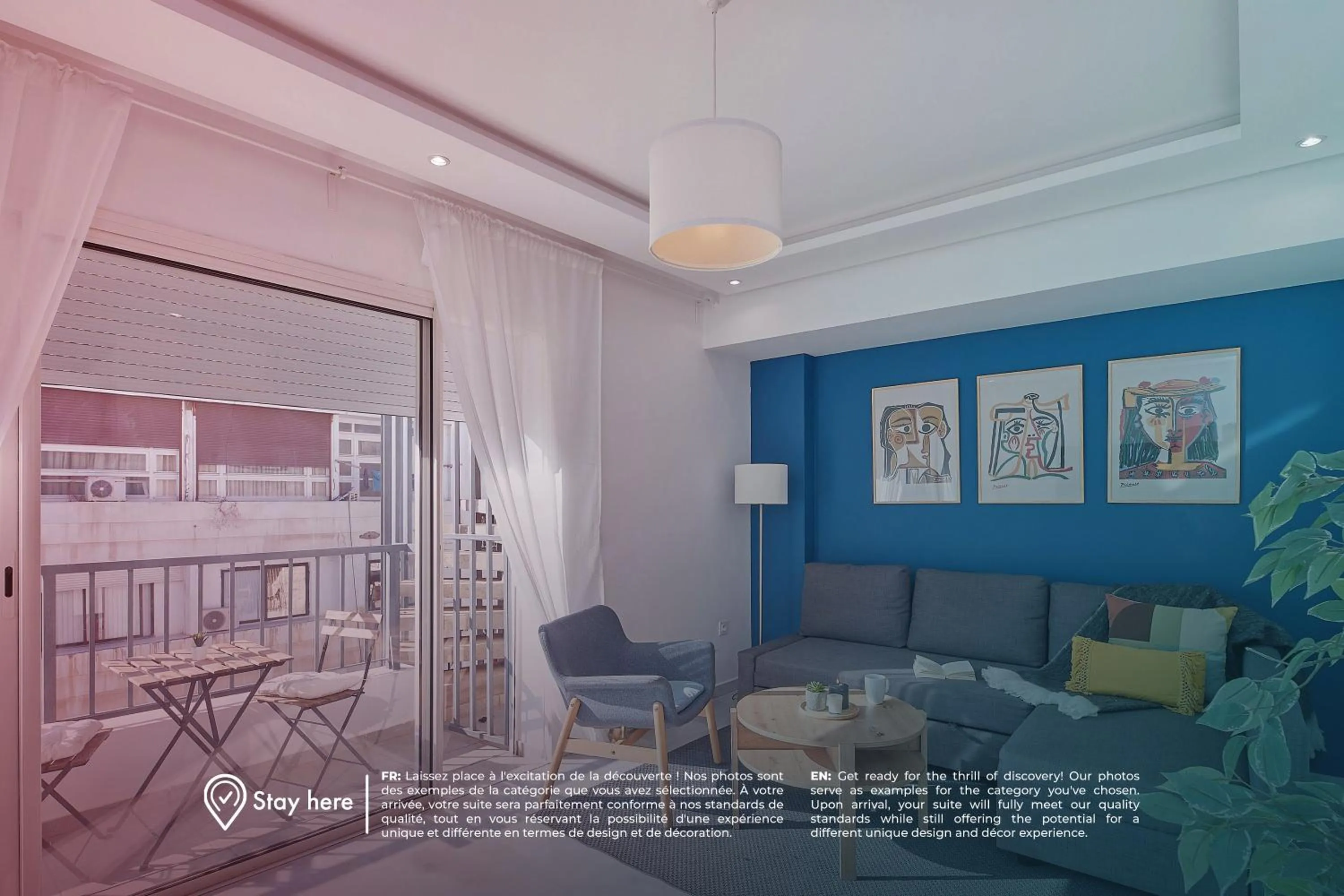 Living room in Stayhere Rabat - Agdal 1 - Comfort Residence