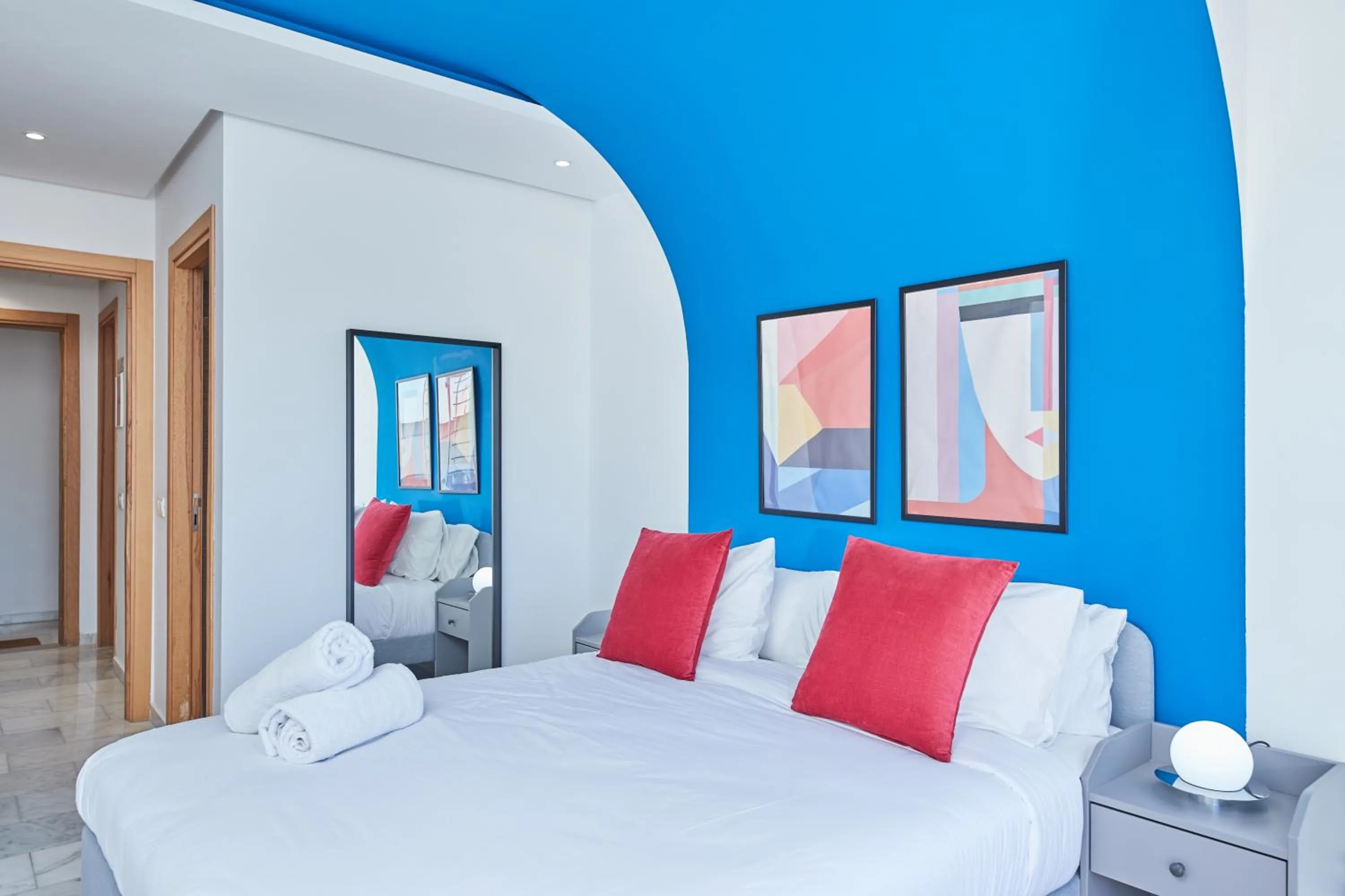 Bedroom, Bed in Stayhere Rabat - Agdal 1 - Comfort Residence