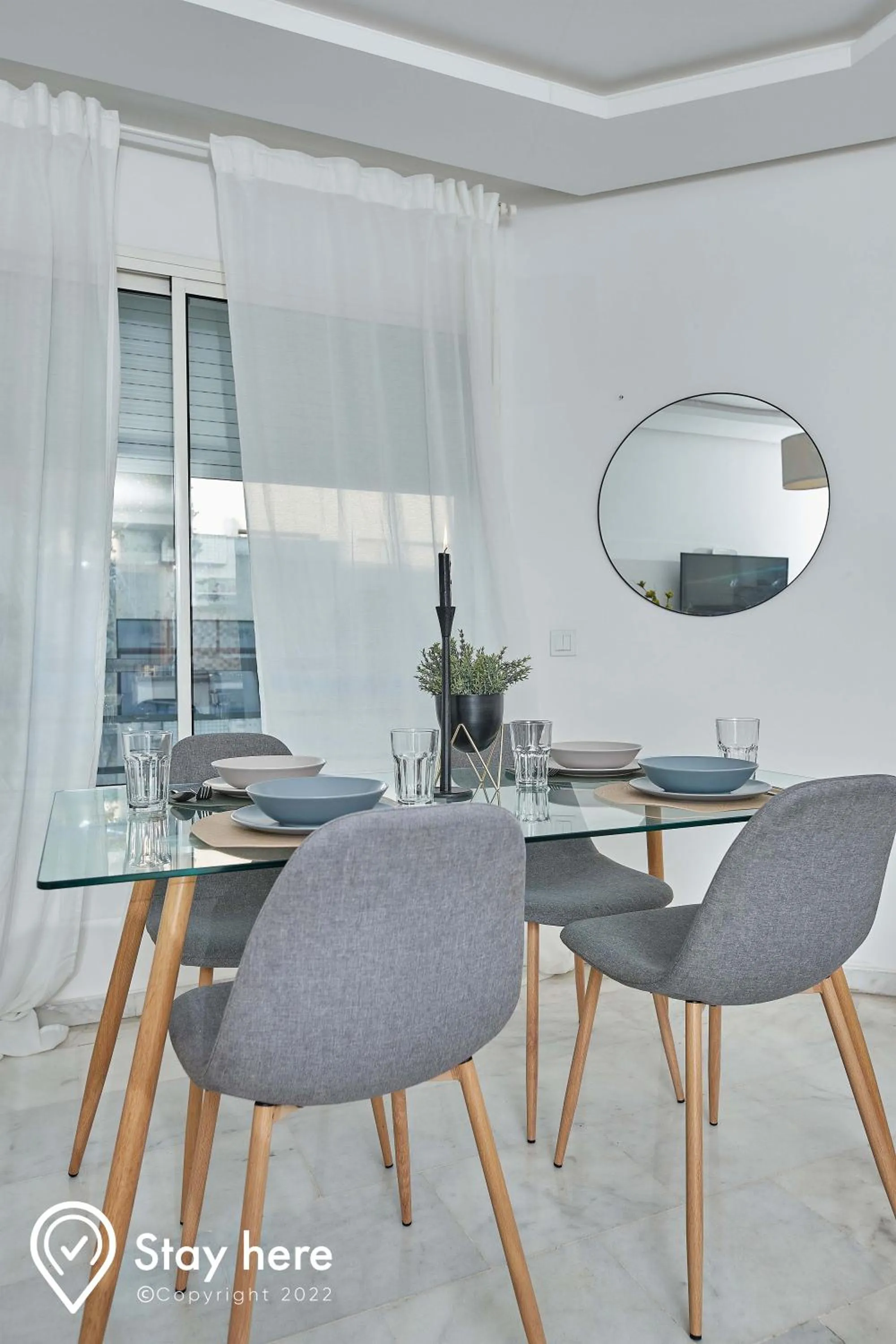 Seating area in Stayhere Rabat - Agdal 1 - Comfort Residence