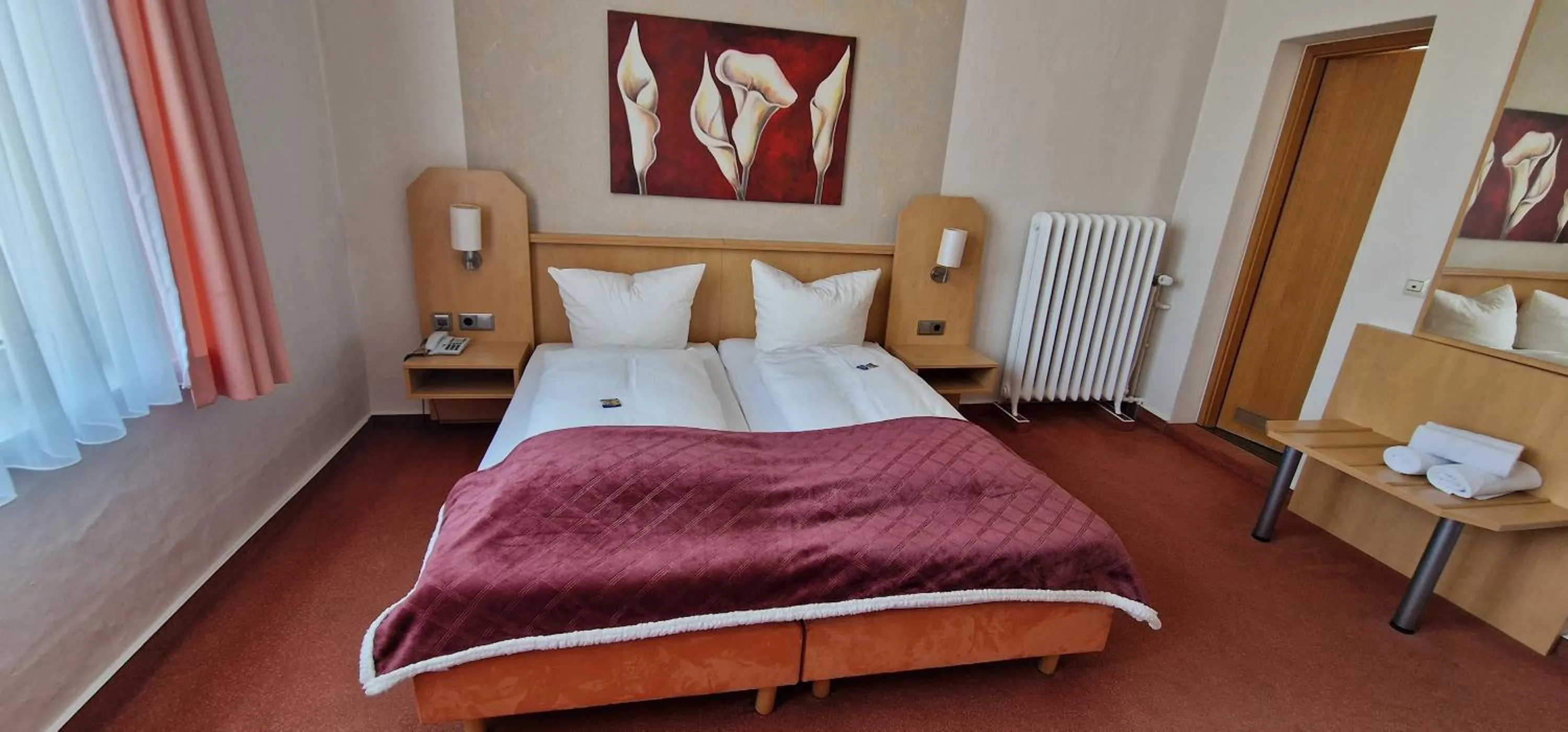 Bed in Hotel-Restaurant Wilhelmsbad