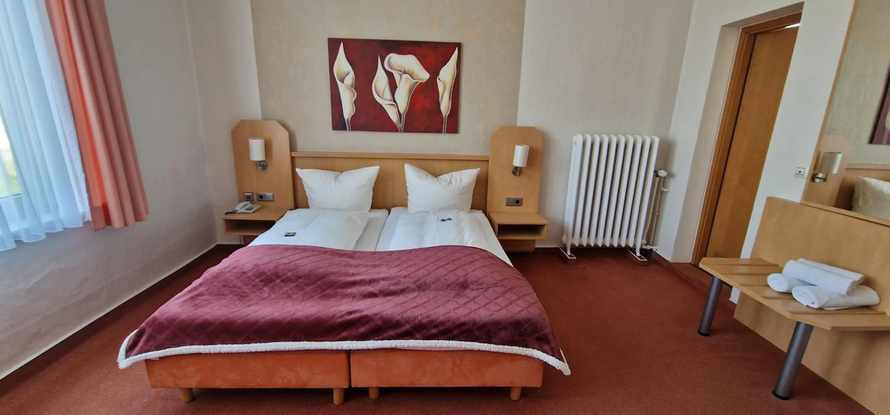 Bed in Hotel-Restaurant Wilhelmsbad