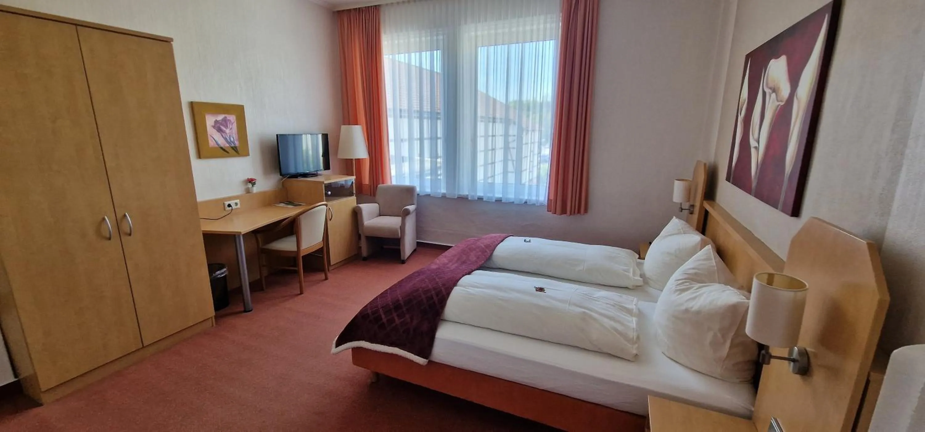 Bed in Hotel-Restaurant Wilhelmsbad