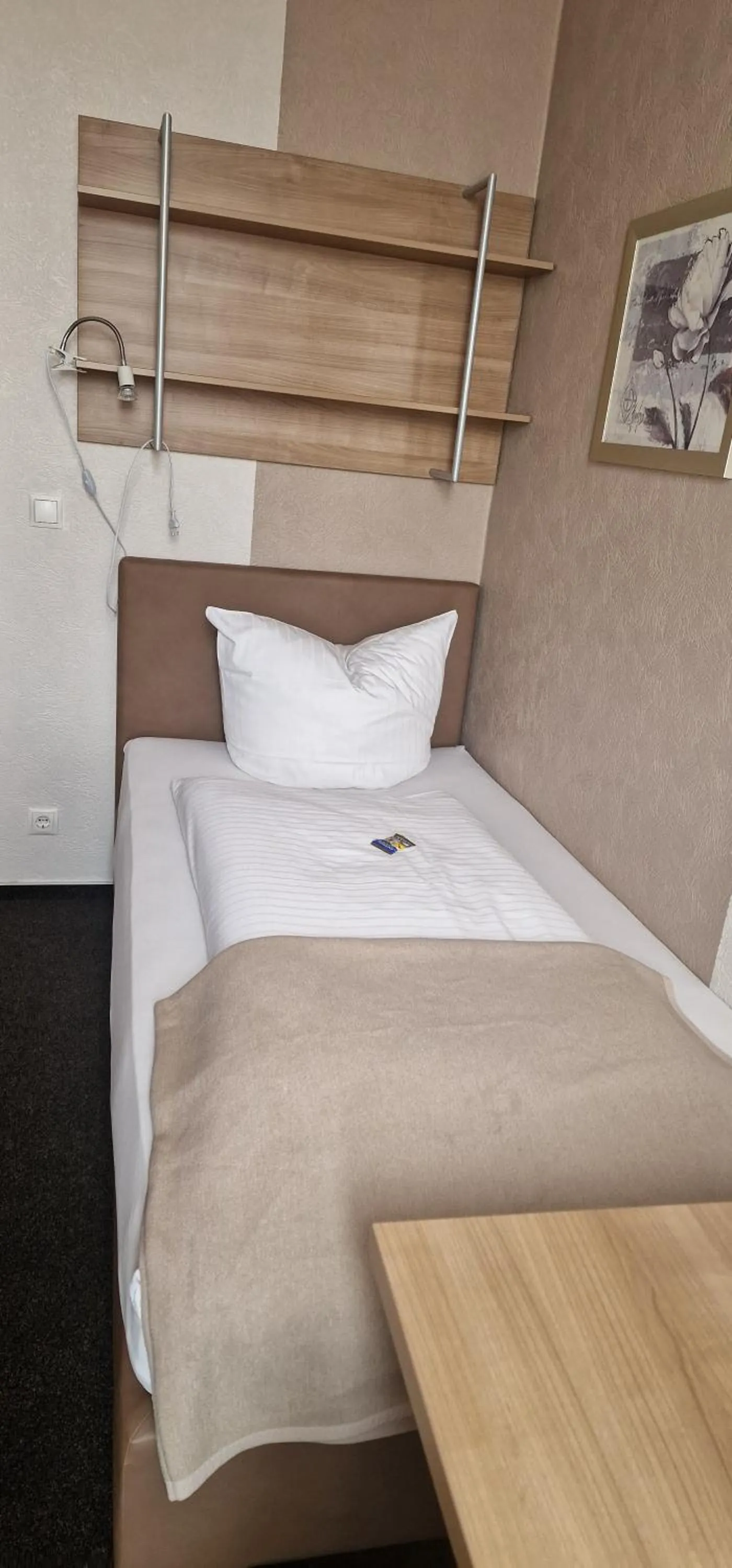 Bed in Hotel-Restaurant Wilhelmsbad