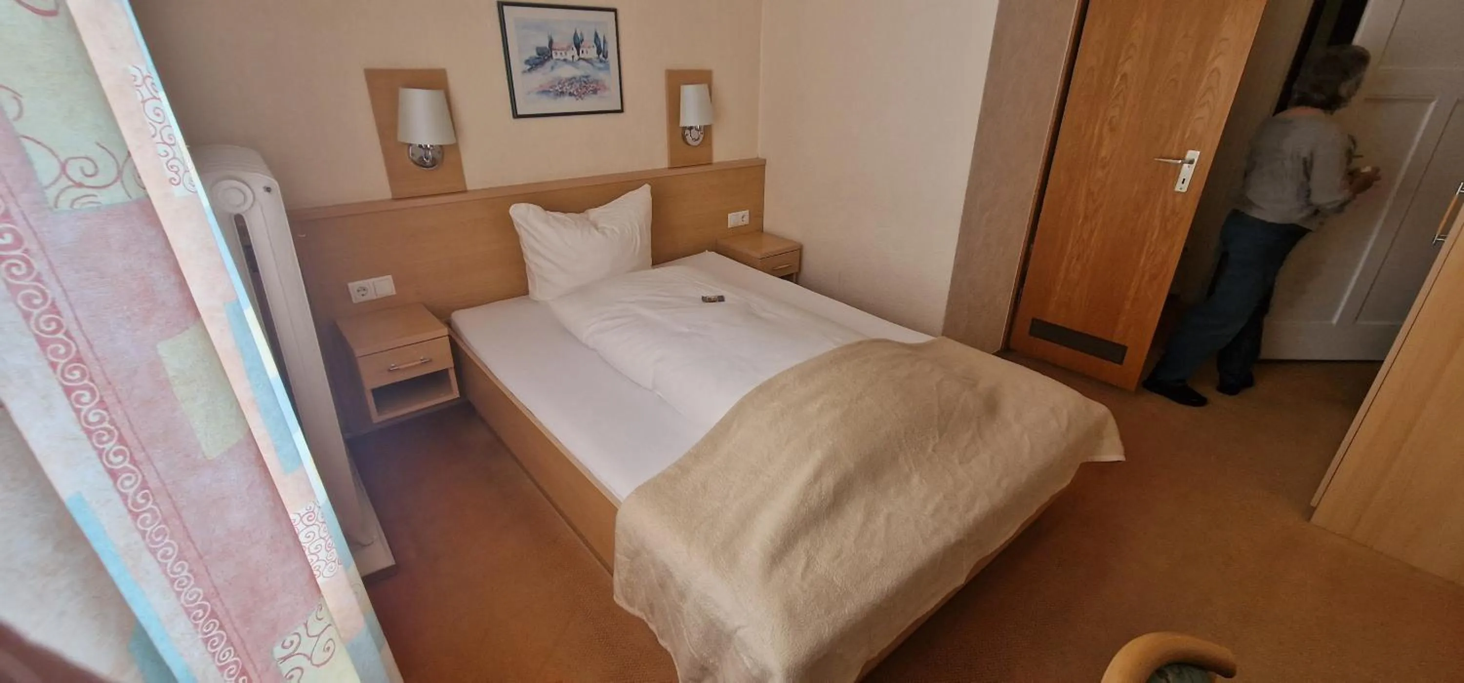 Bed in Hotel-Restaurant Wilhelmsbad