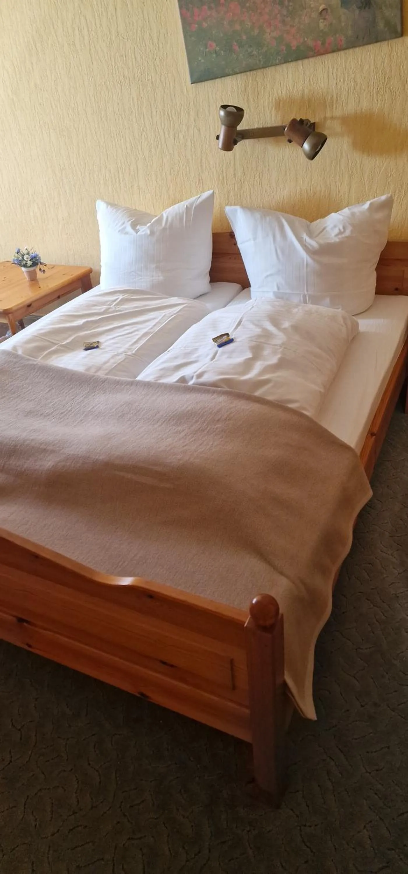 Bed in Hotel-Restaurant Wilhelmsbad