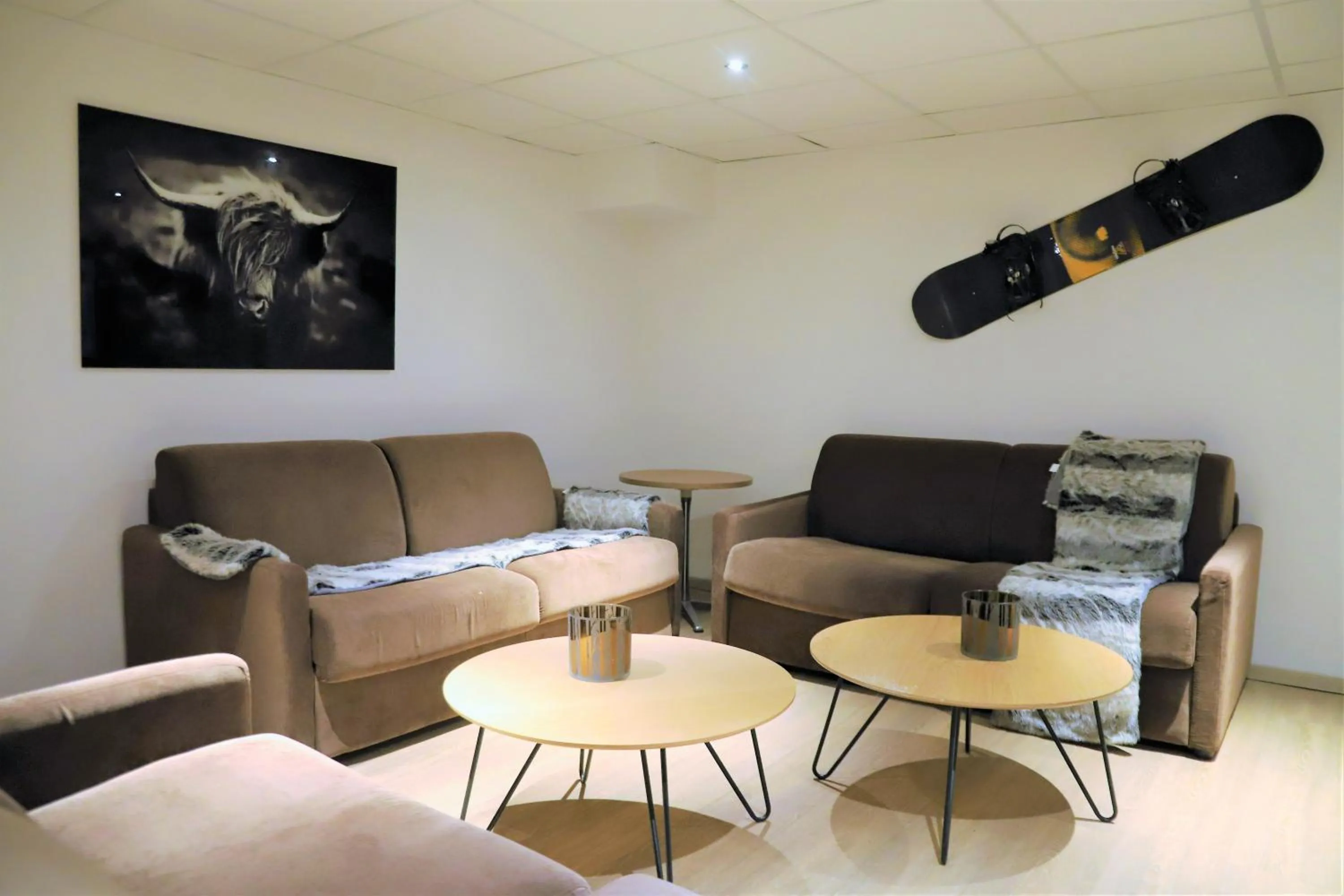 Living room in SOWELL RESIDENCES Crêt Voland