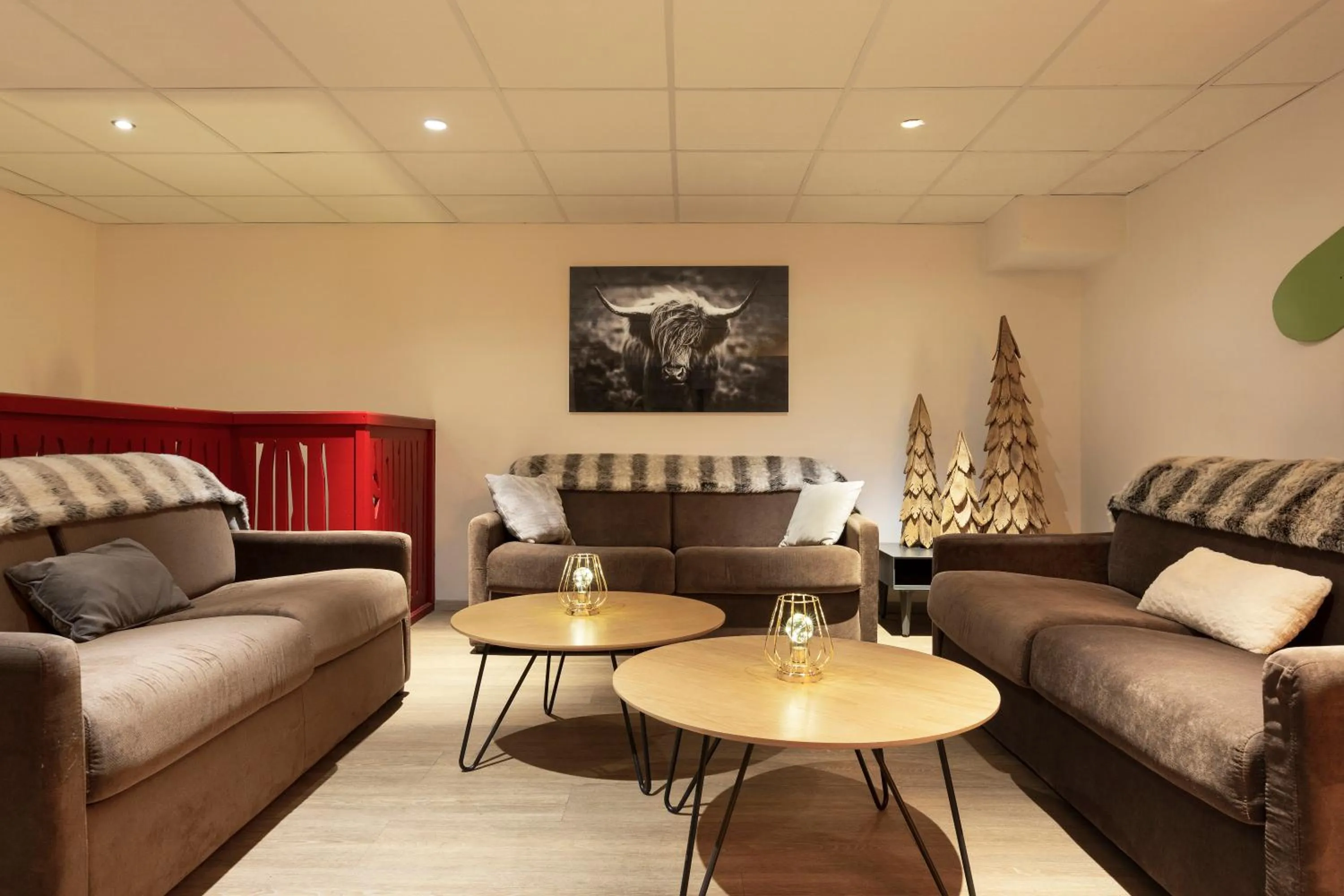 Living room in SOWELL RESIDENCES Crêt Voland