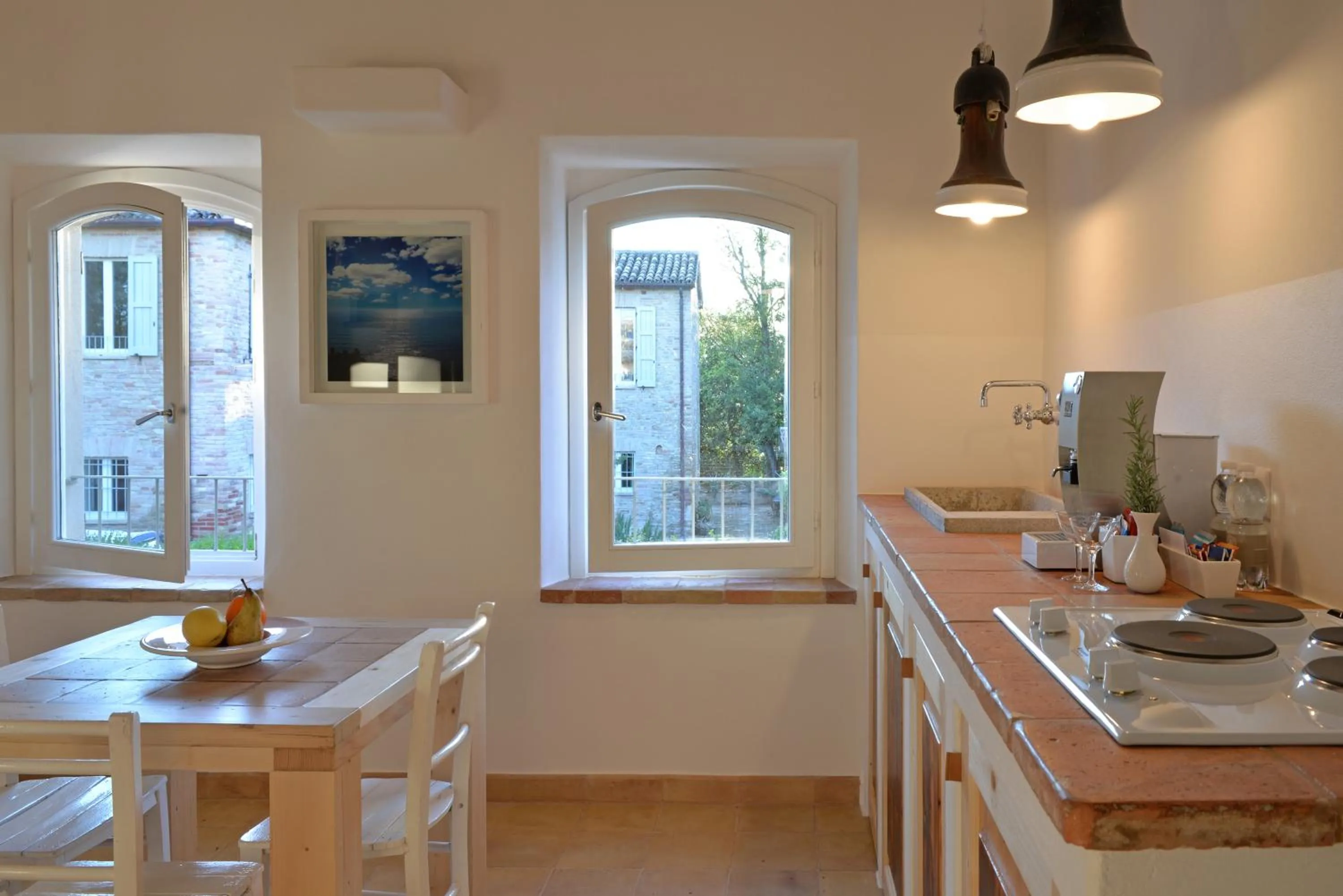 Kitchen or kitchenette in Castello di Granarola Relais - Adults Friendly -