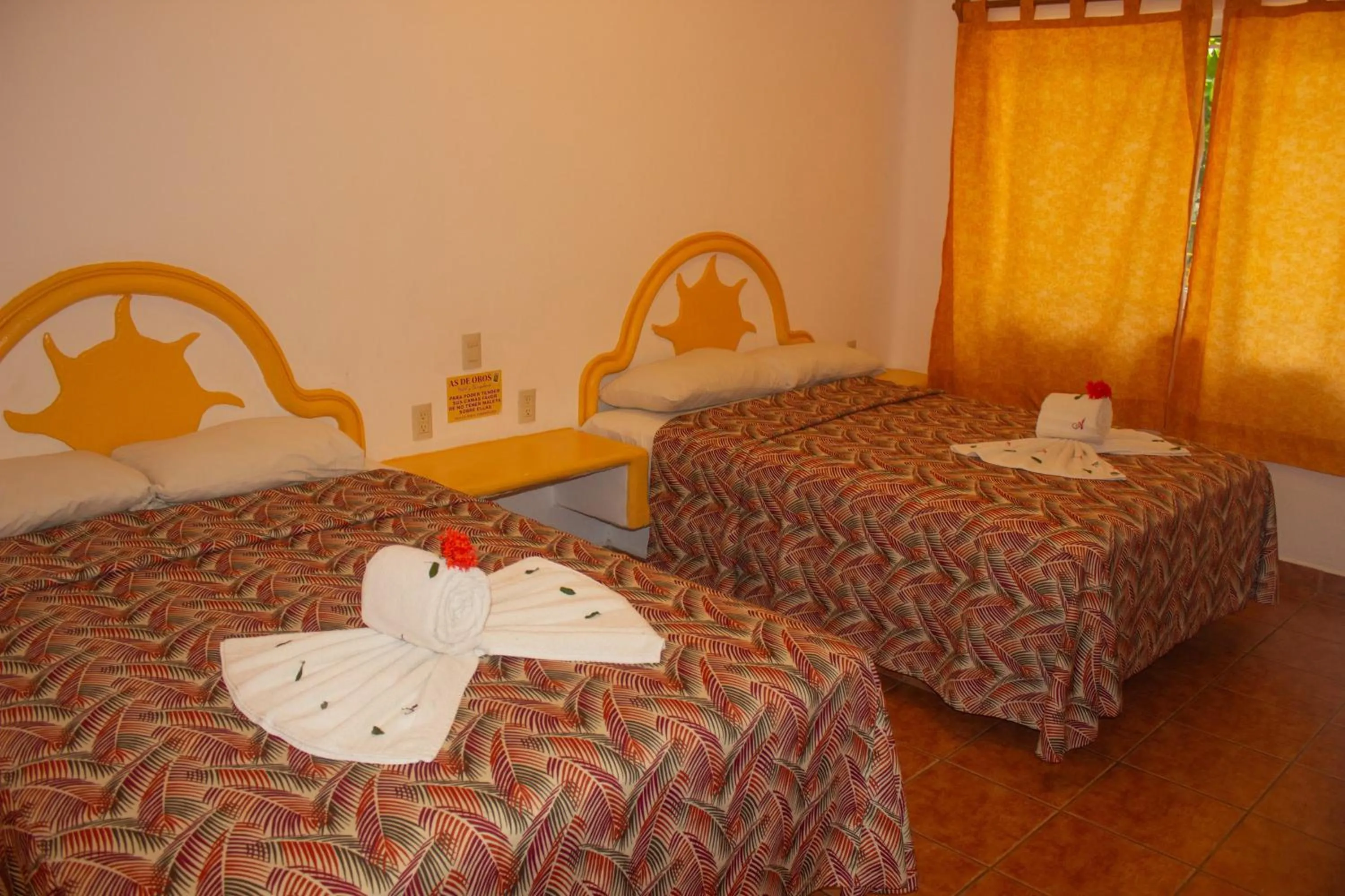 Bed in Bungalows As D' Oros Deluxe