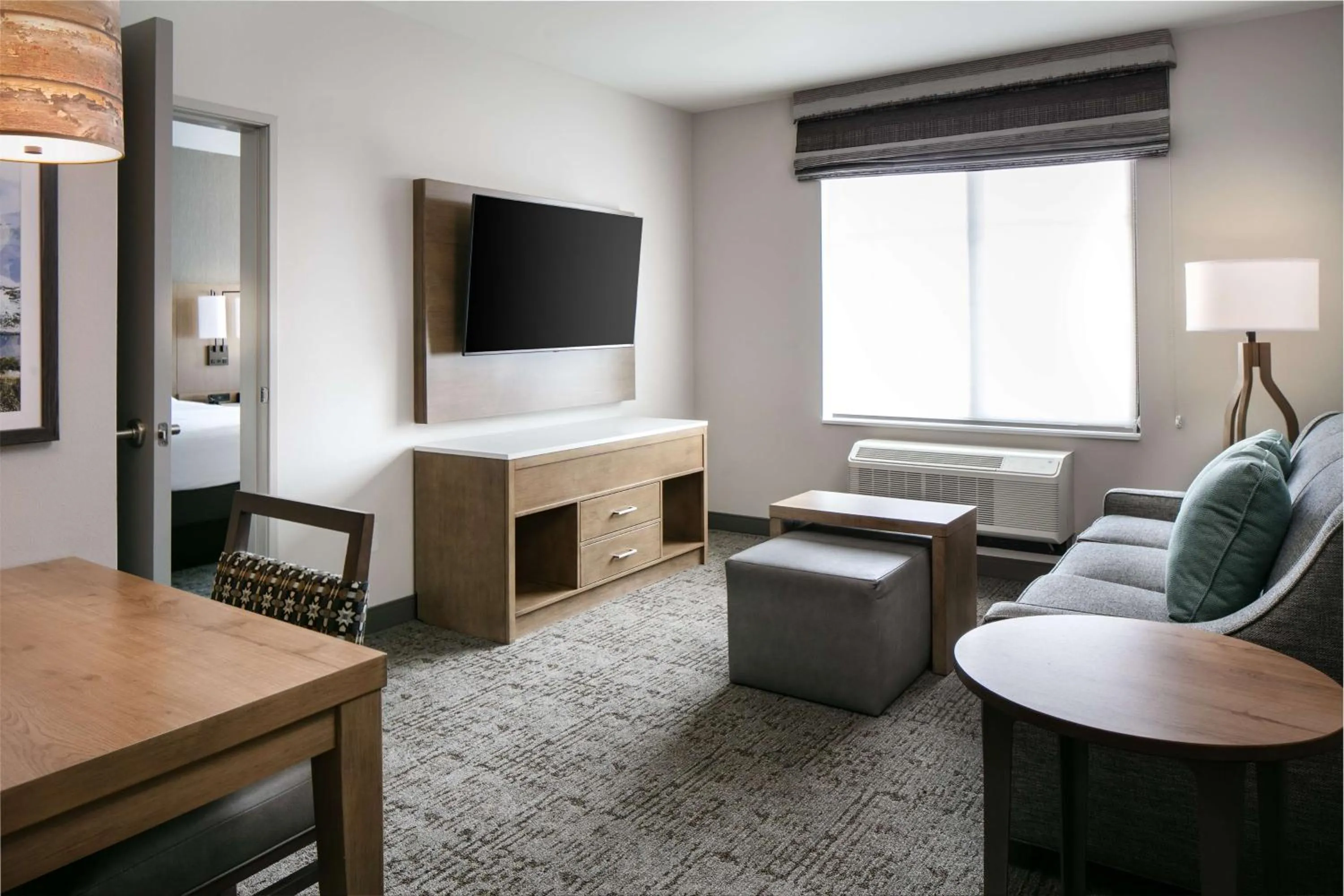 Living room, Bed in Homewood Suites By Hilton Dillon