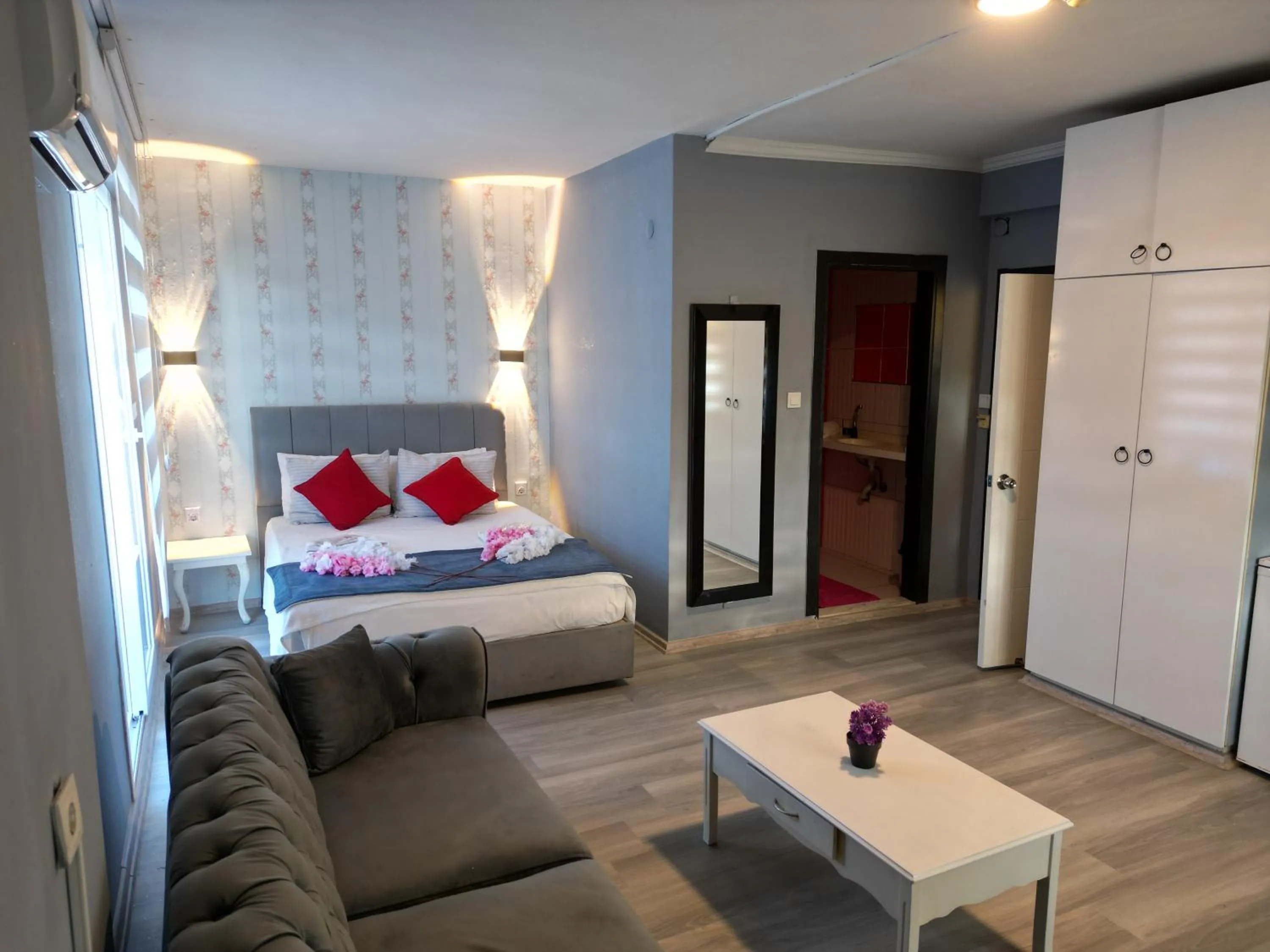 Bed in Akman City Hotel