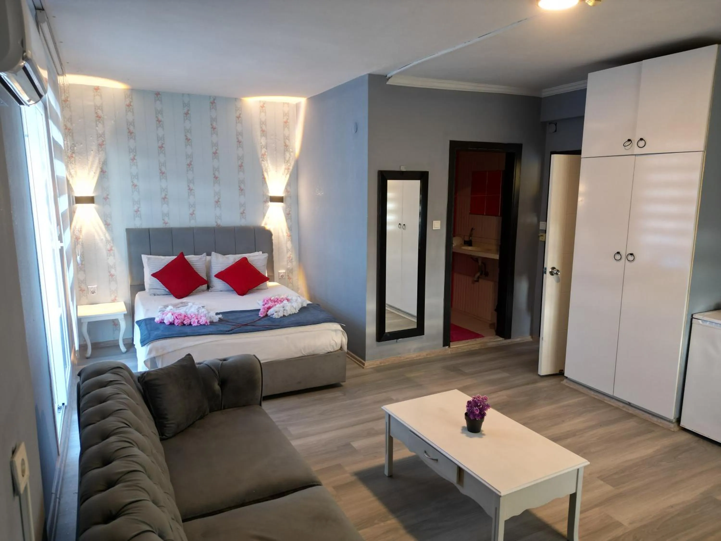 Bed in Akman City Hotel