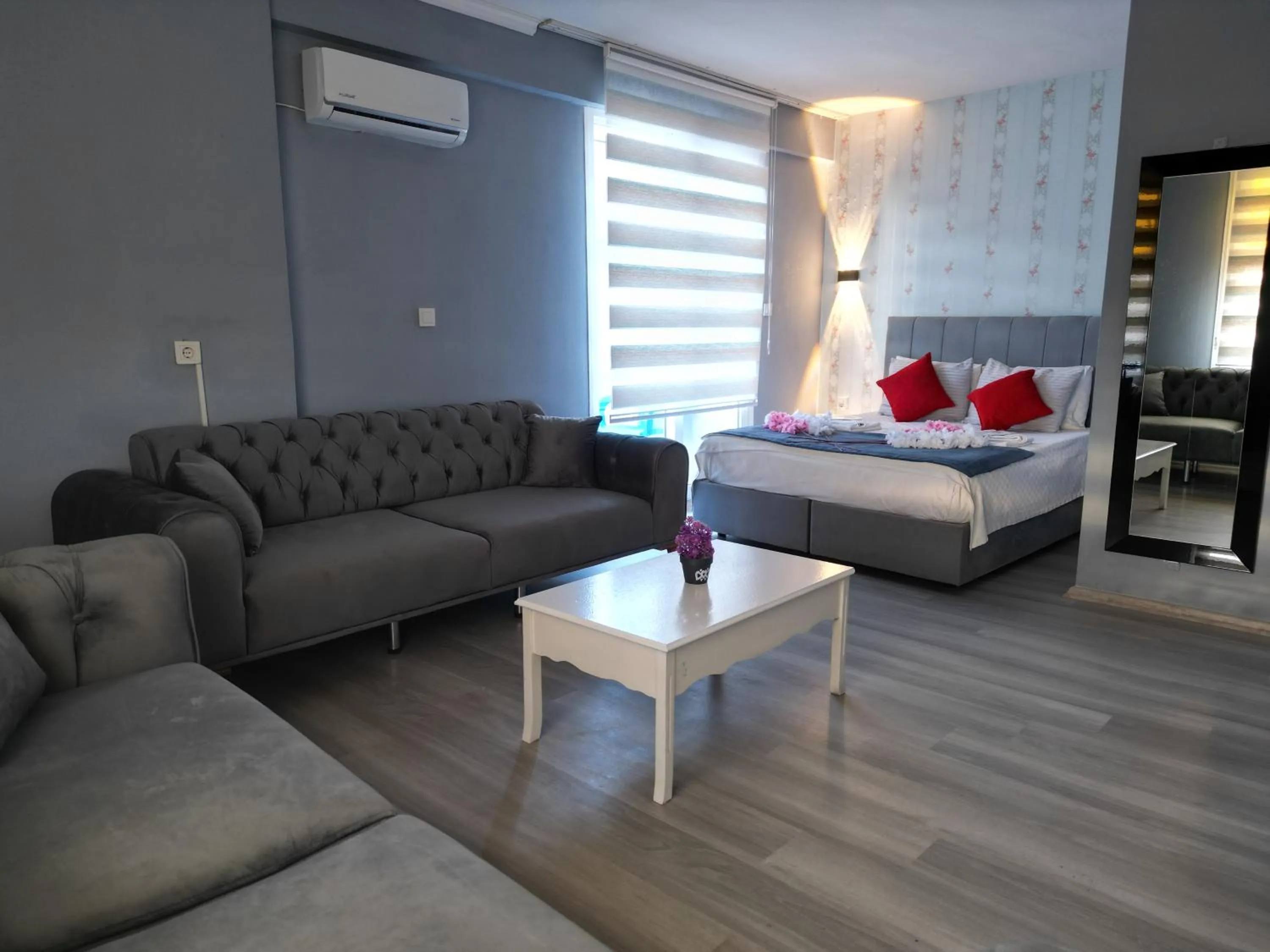 Bed in Akman City Hotel