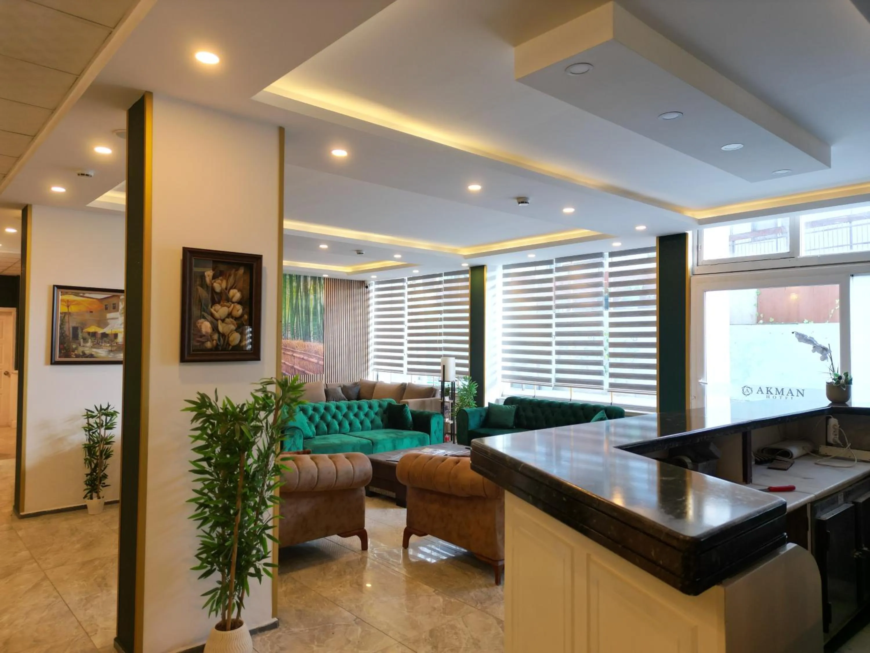 Lobby or reception in Akman City Hotel