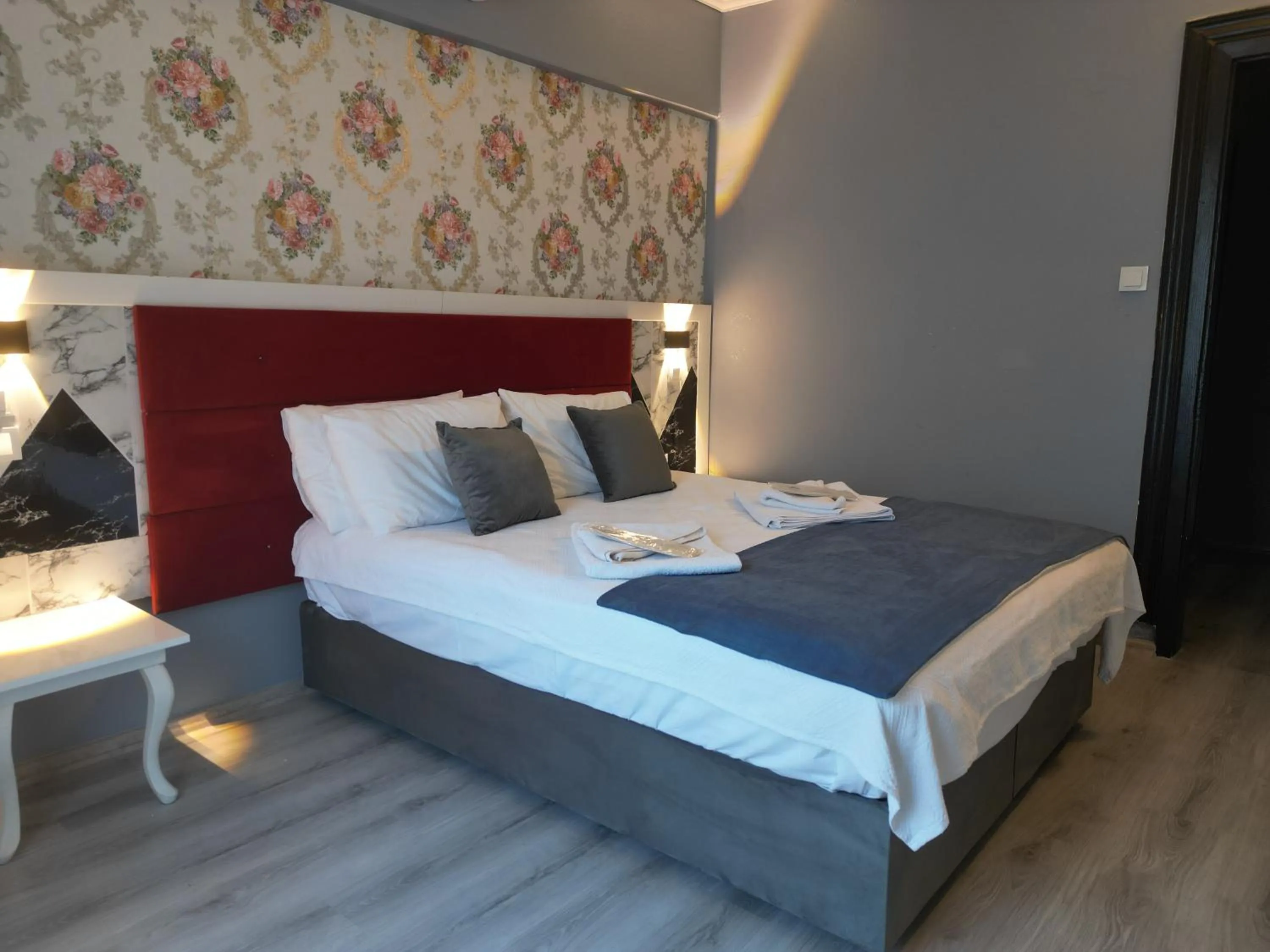 Bed in Akman City Hotel