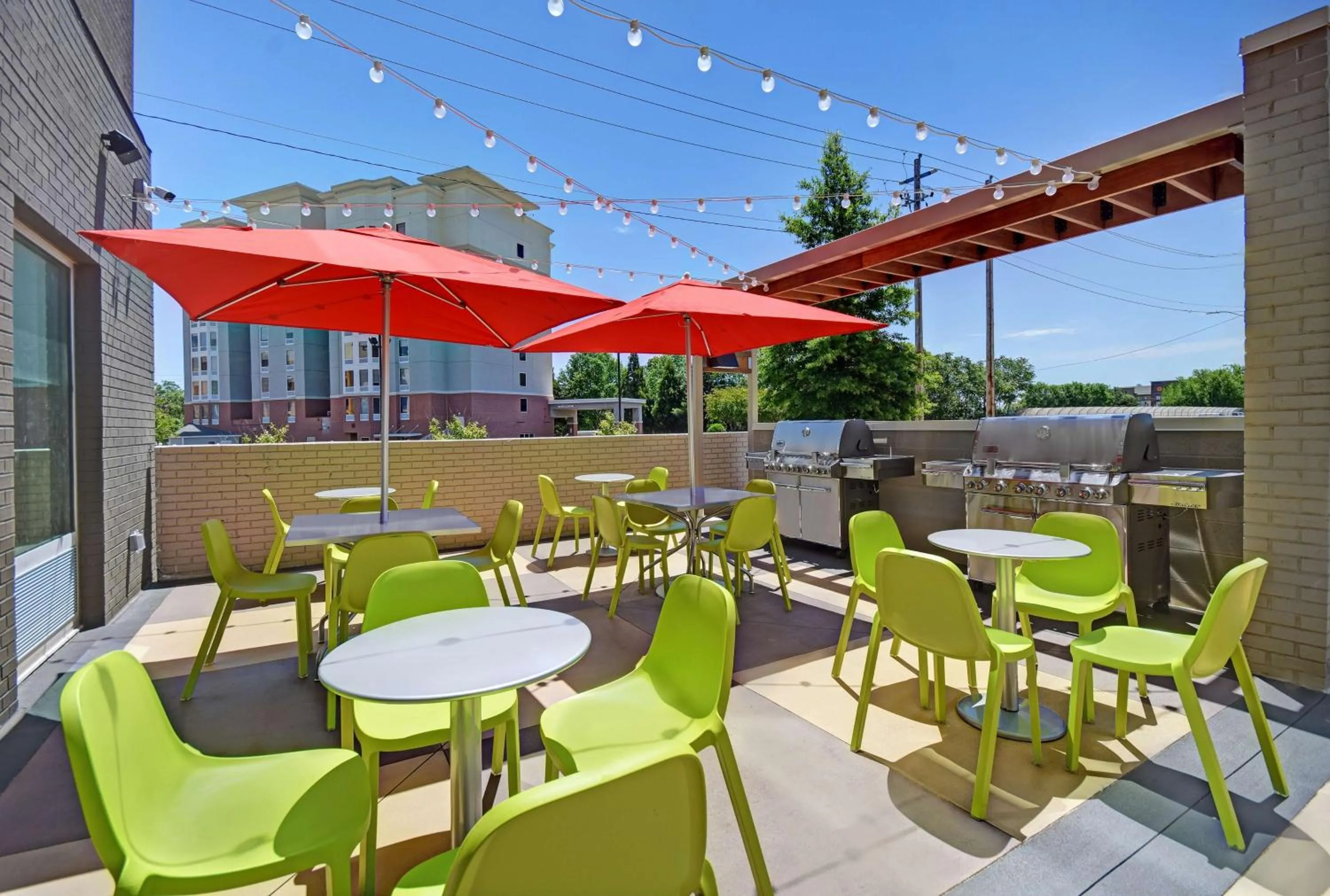 Patio in Home2 Suites by Hilton Atlanta Airport North