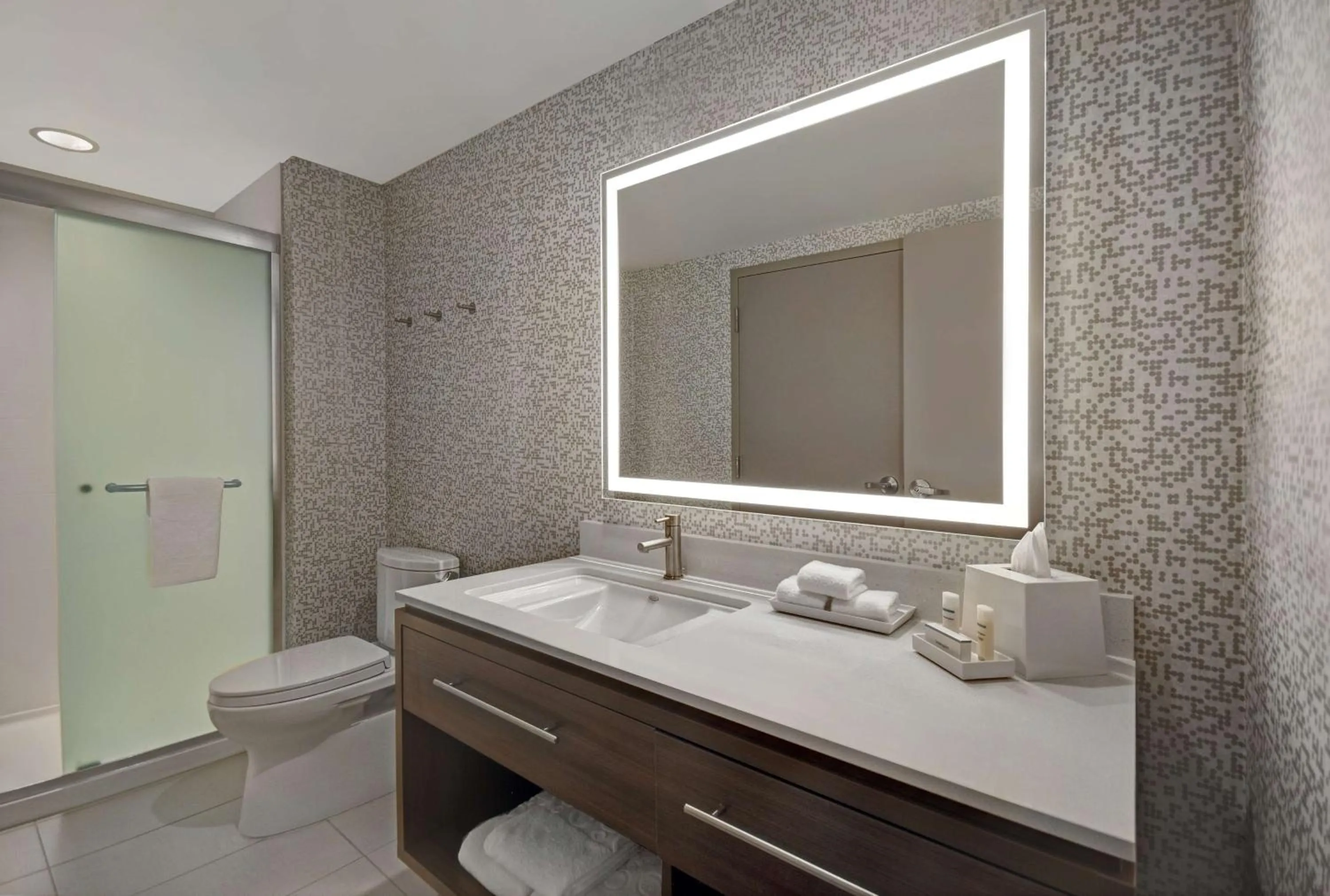 Bathroom in Home2 Suites by Hilton Atlanta Airport North