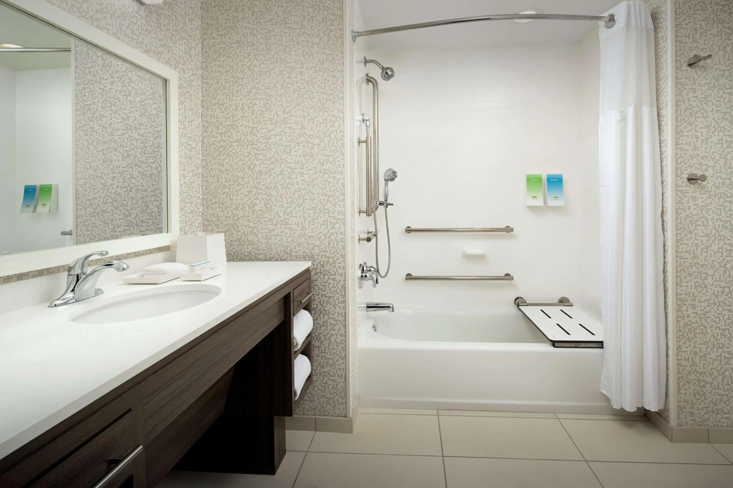 Bathroom in Home2 Suites by Hilton Orlando Downtown, FL