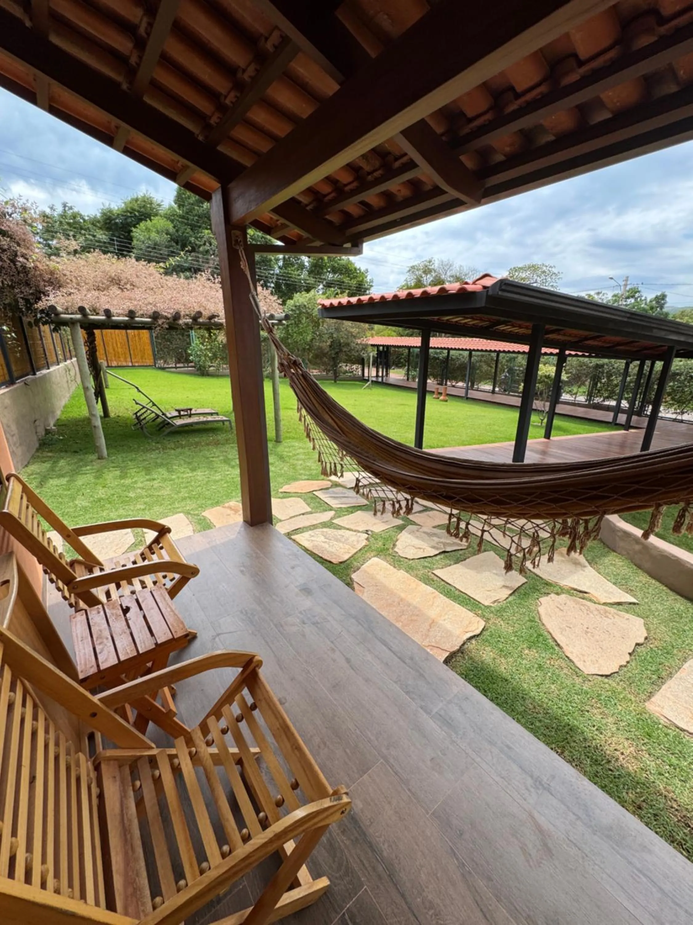 Patio in Pousada Camarás