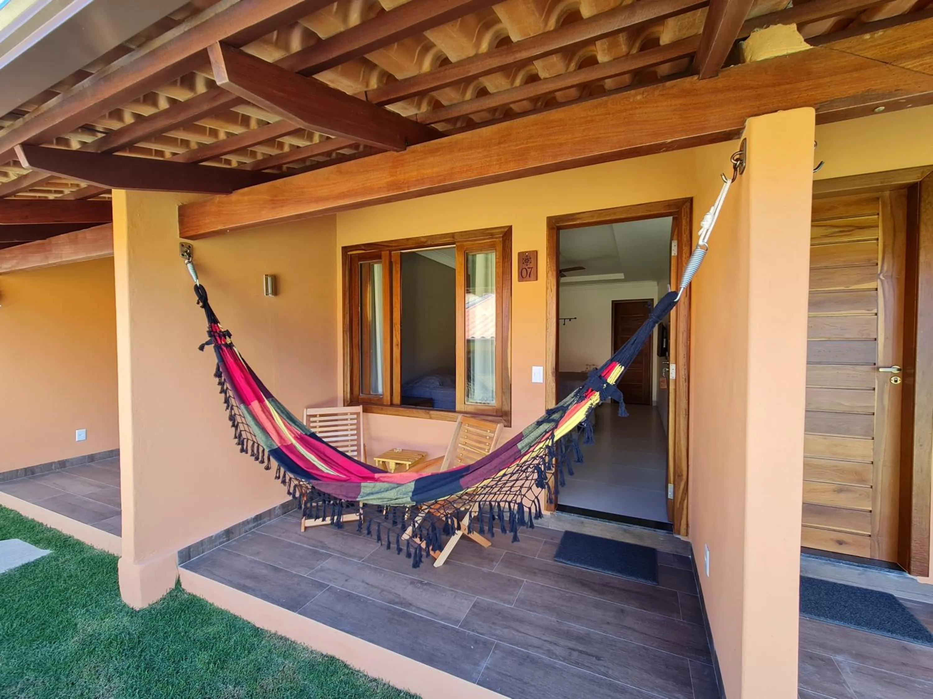 Balcony/Terrace in Pousada Camarás