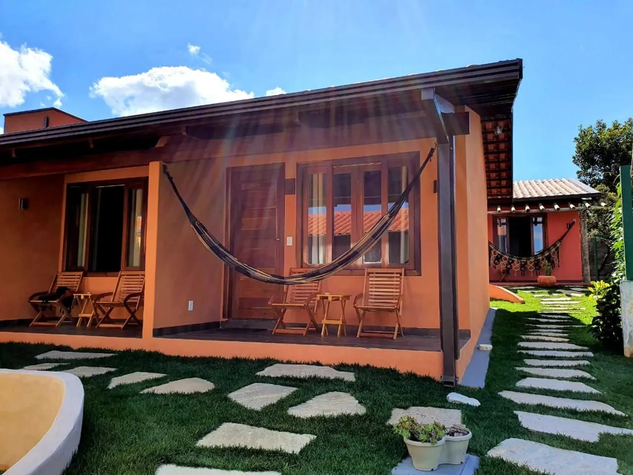 Balcony/Terrace in Pousada Camarás