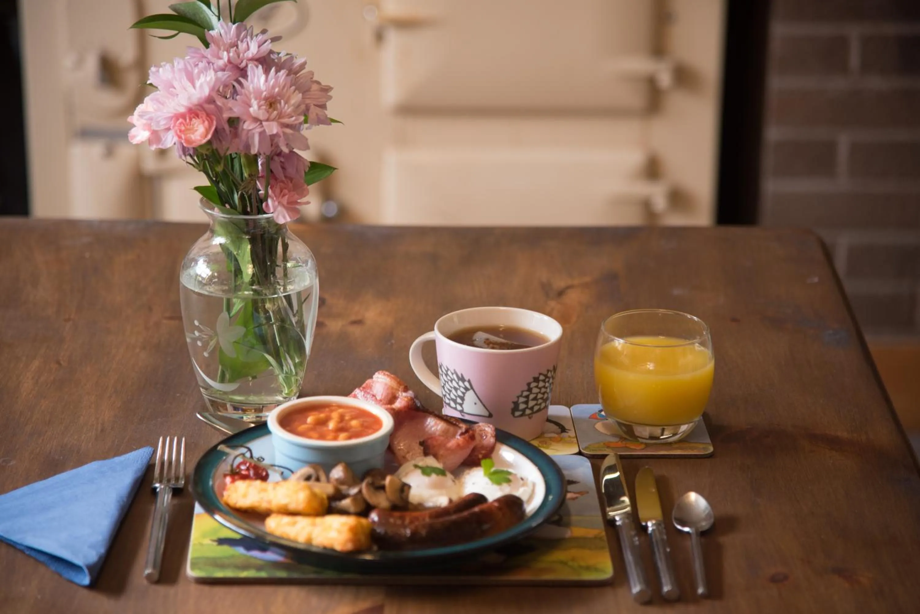 Breakfast in Lower House B&B and Cottages, Adforton
