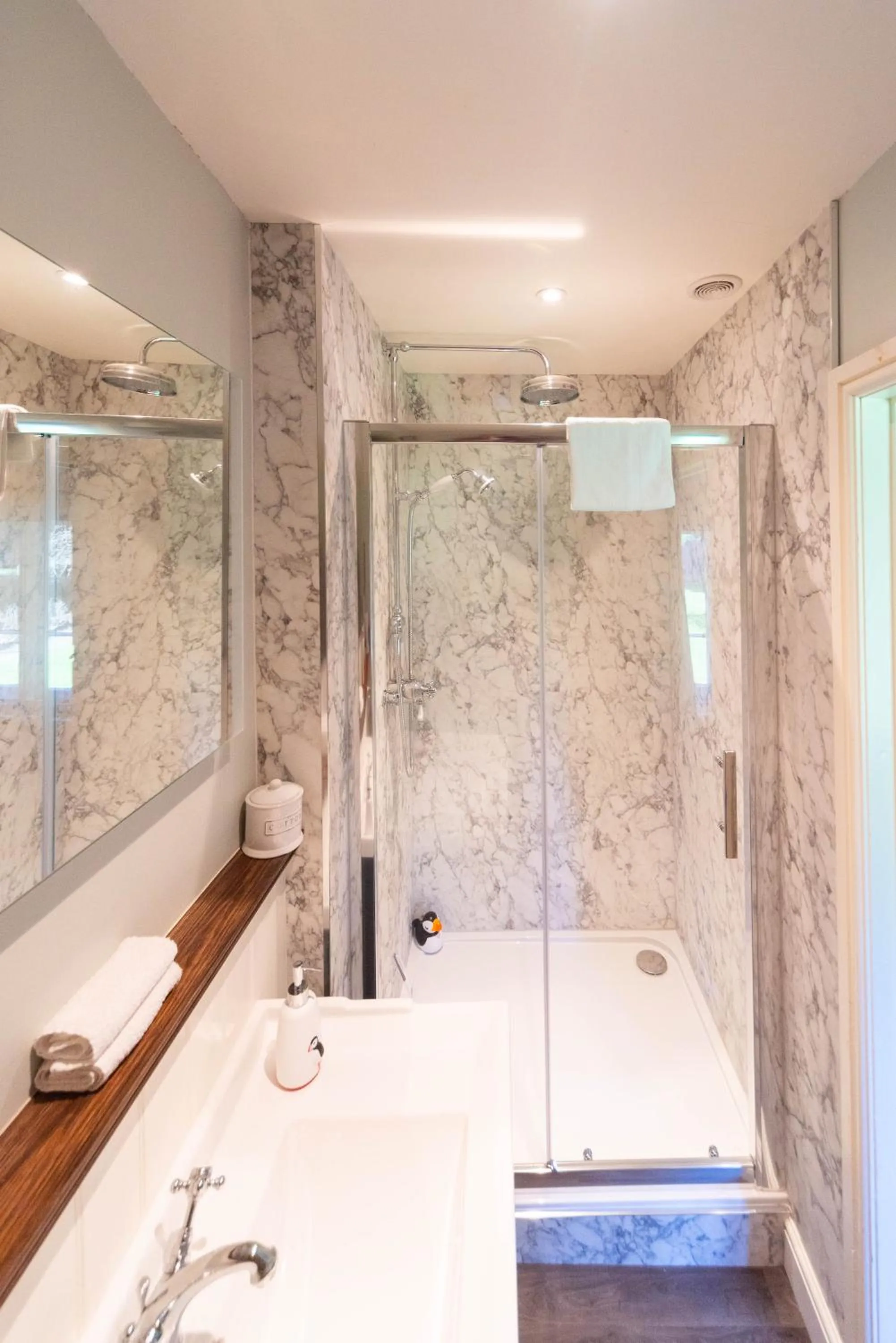 Shower in Lower House B&B and Cottages, Adforton