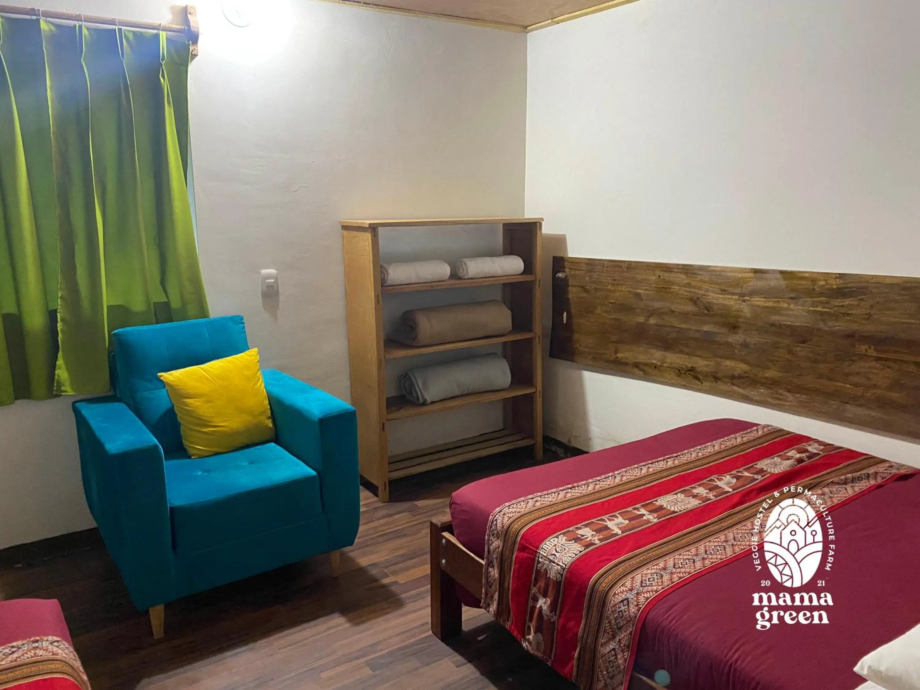 Bed in MAMA GREEN HOSTAL - Eco Andean Experience and Permaculture Farm - Vegetarian Breakfast