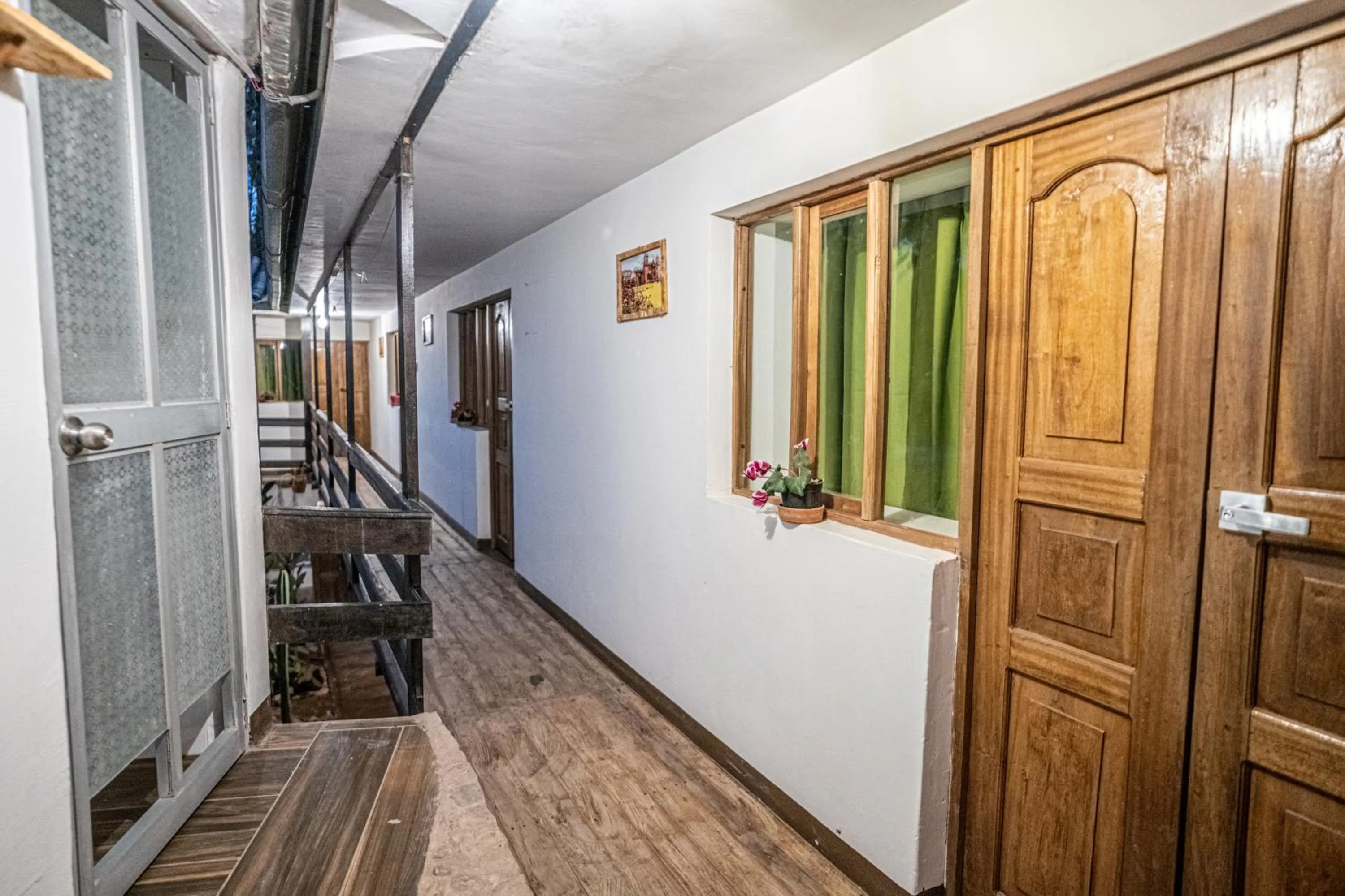 Balcony/Terrace in MAMA GREEN HOSTAL - Eco Andean Experience and Permaculture Farm - Vegetarian Breakfast