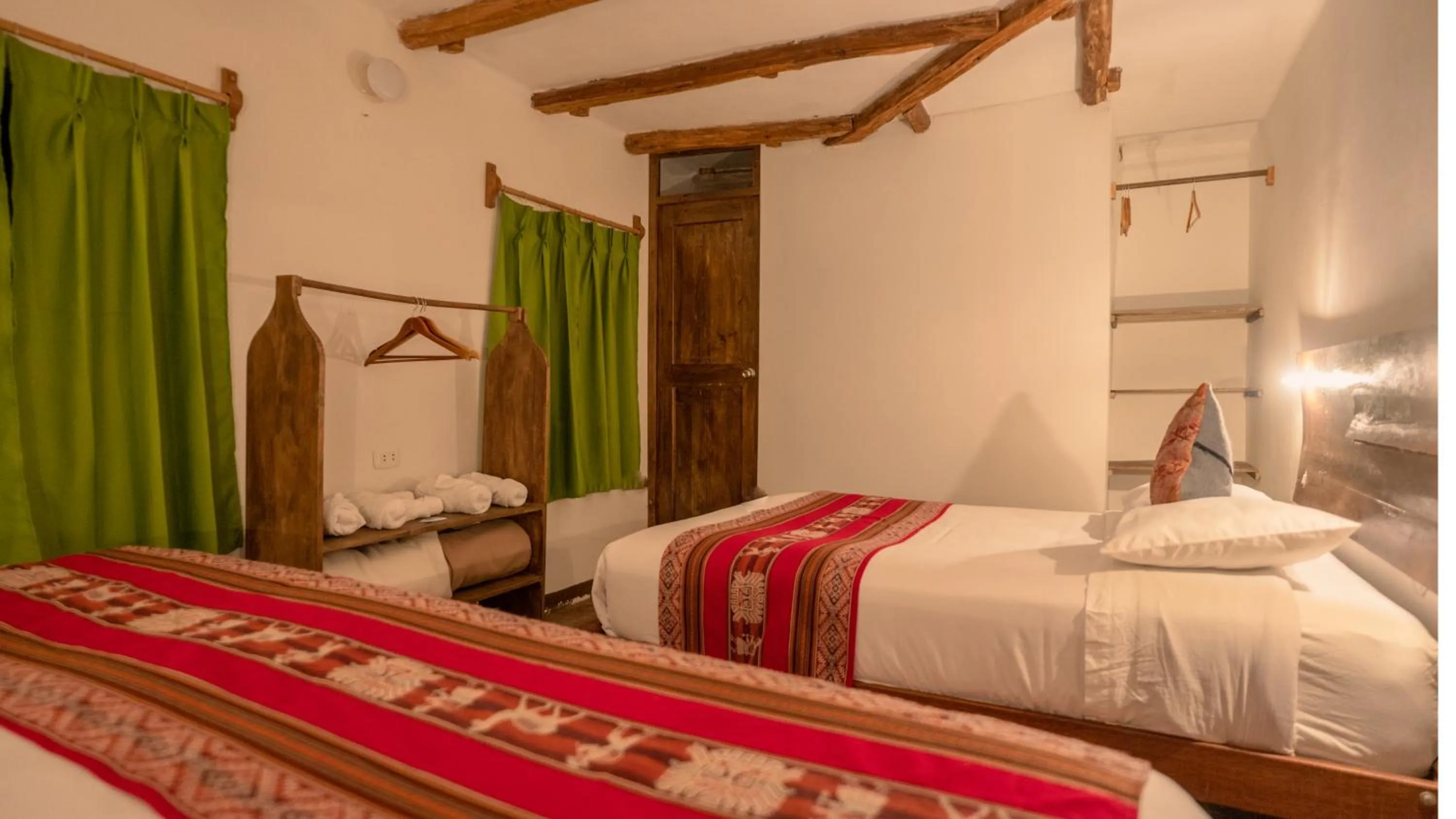 Bed in MAMA GREEN HOSTAL - Eco Andean Experience and Permaculture Farm - Vegetarian Breakfast