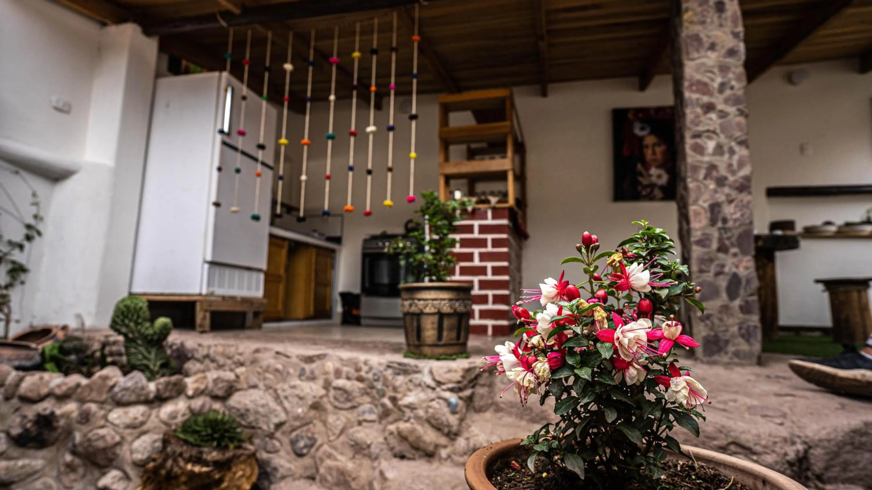 Garden in MAMA GREEN HOSTAL - Eco Andean Experience and Permaculture Farm - Vegetarian Breakfast