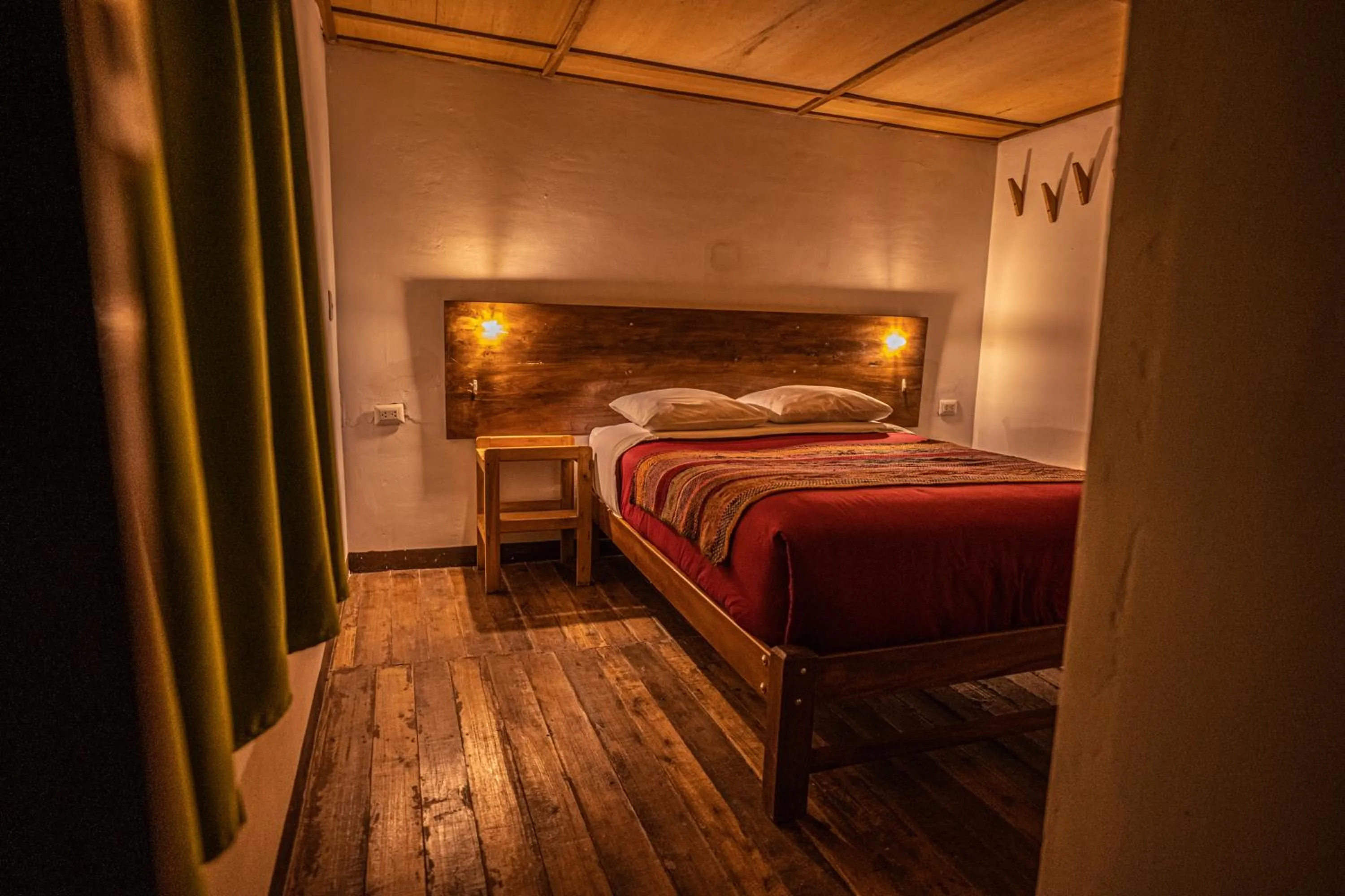 Bed in MAMA GREEN HOSTAL - Eco Andean Experience and Permaculture Farm - Vegetarian Breakfast