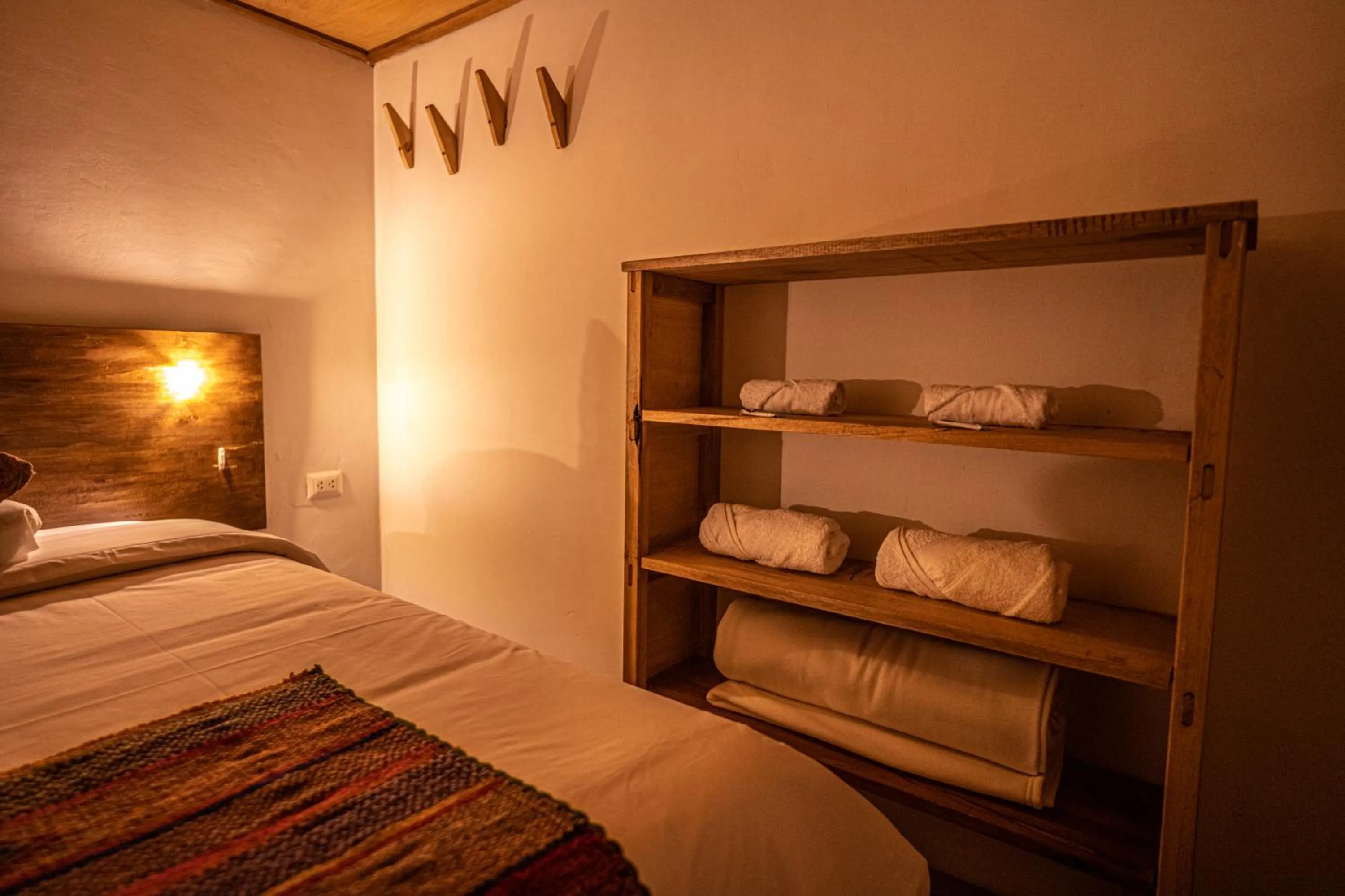 Bed in MAMA GREEN HOSTAL - Eco Andean Experience and Permaculture Farm - Vegetarian Breakfast