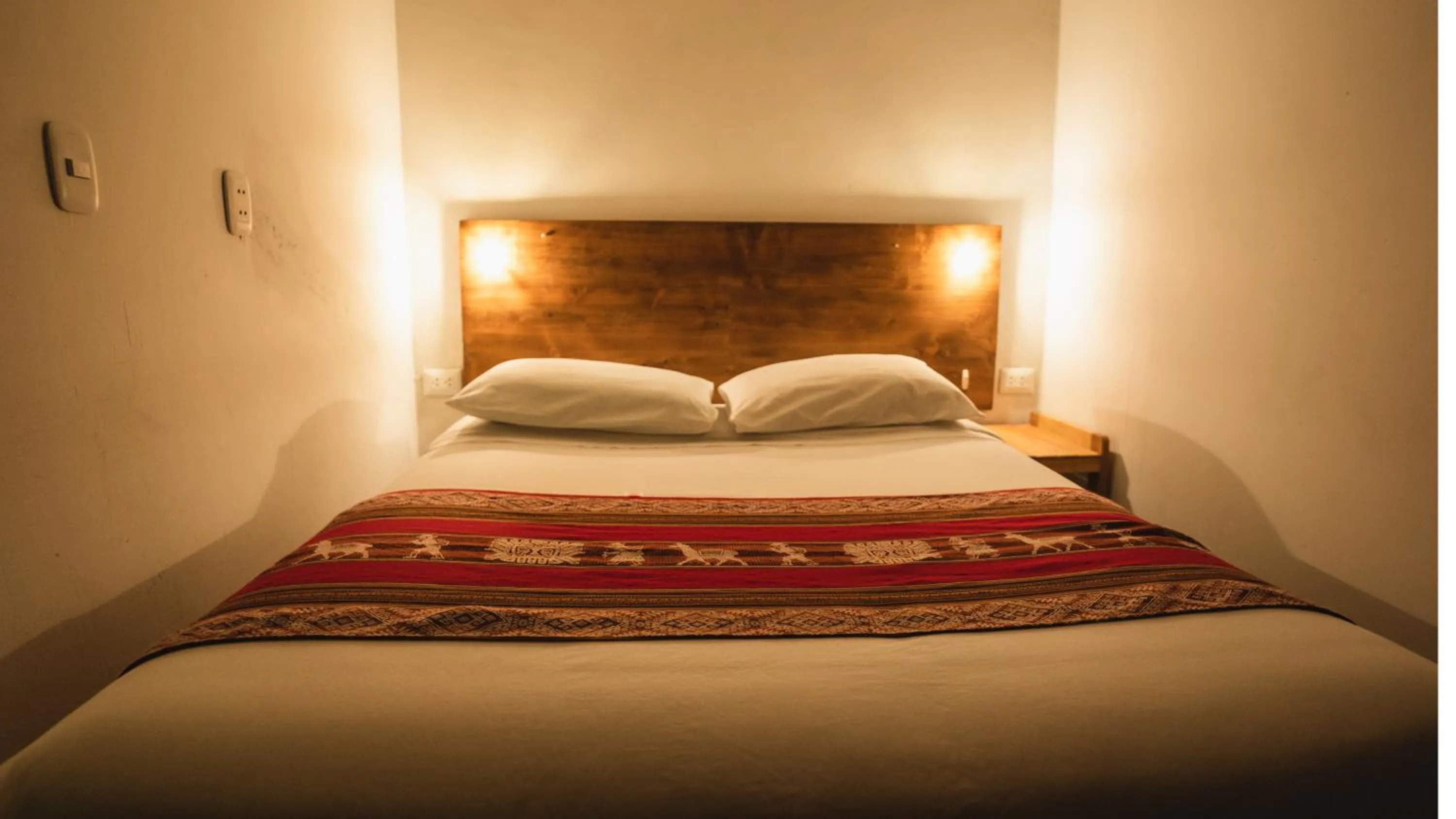 Bed in MAMA GREEN HOSTAL - Eco Andean Experience and Permaculture Farm - Vegetarian Breakfast