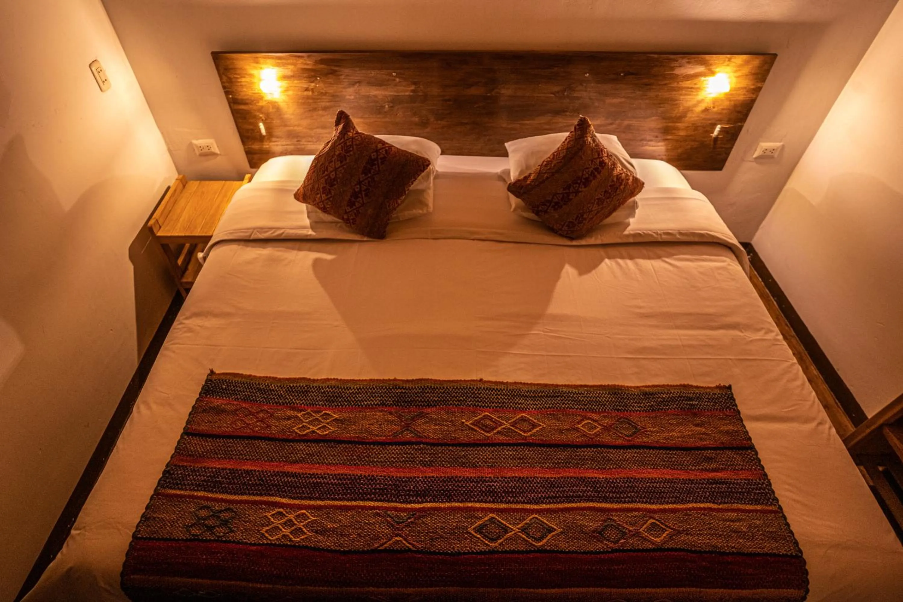 Bed in MAMA GREEN HOSTAL - Eco Andean Experience and Permaculture Farm - Vegetarian Breakfast