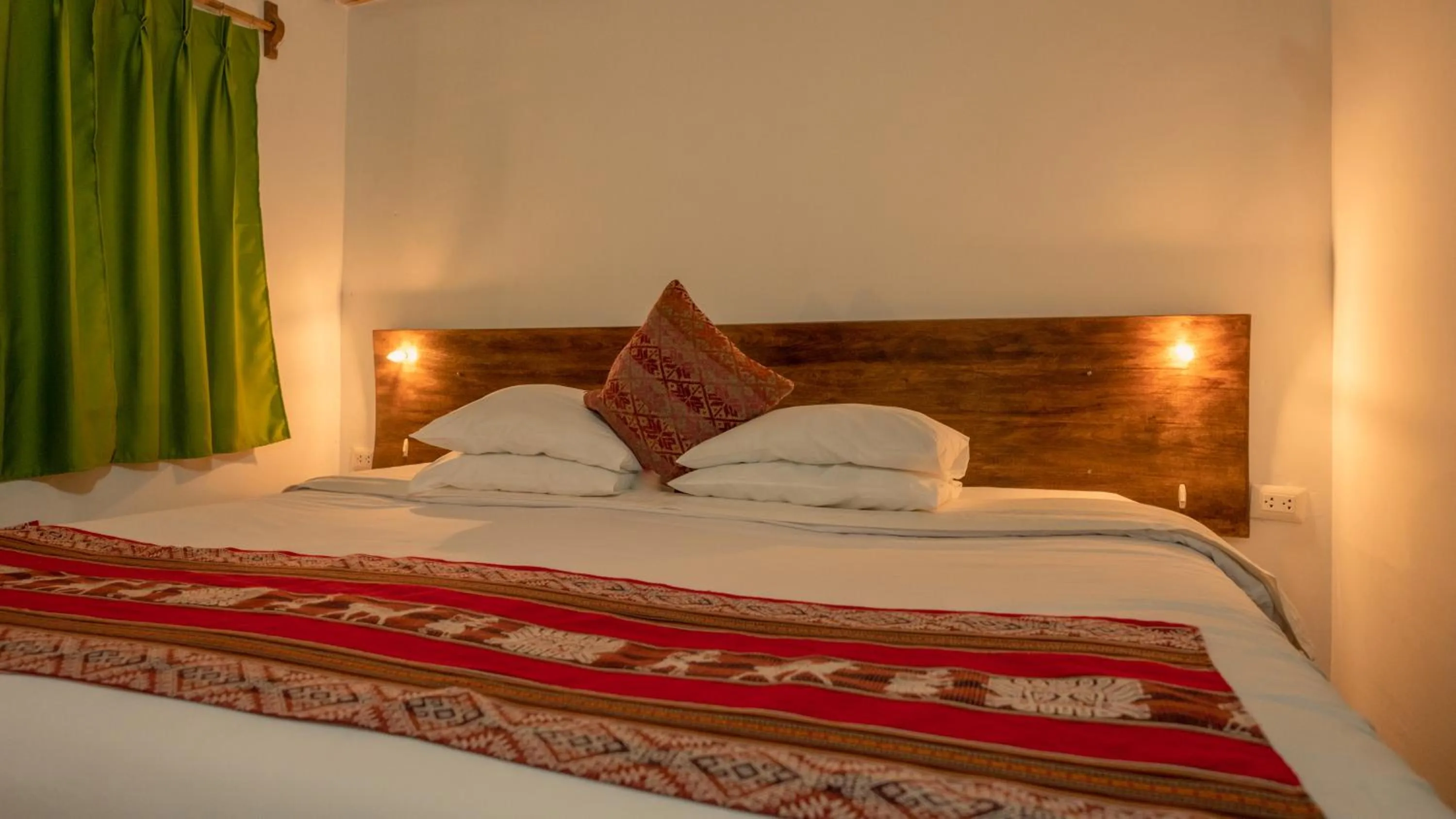 Bed in MAMA GREEN HOSTAL - Eco Andean Experience and Permaculture Farm - Vegetarian Breakfast