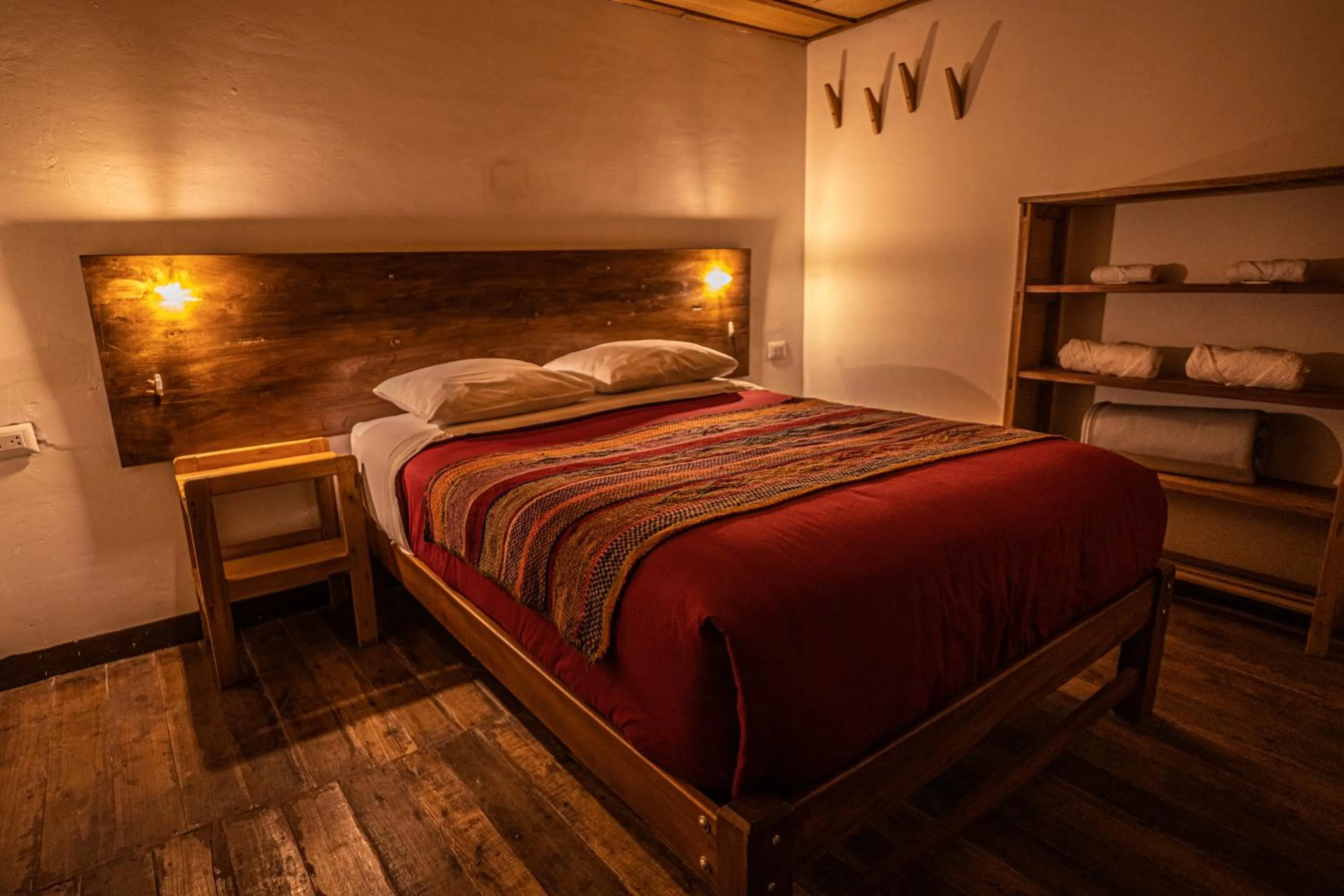 Bed in MAMA GREEN HOSTAL - Eco Andean Experience and Permaculture Farm - Vegetarian Breakfast