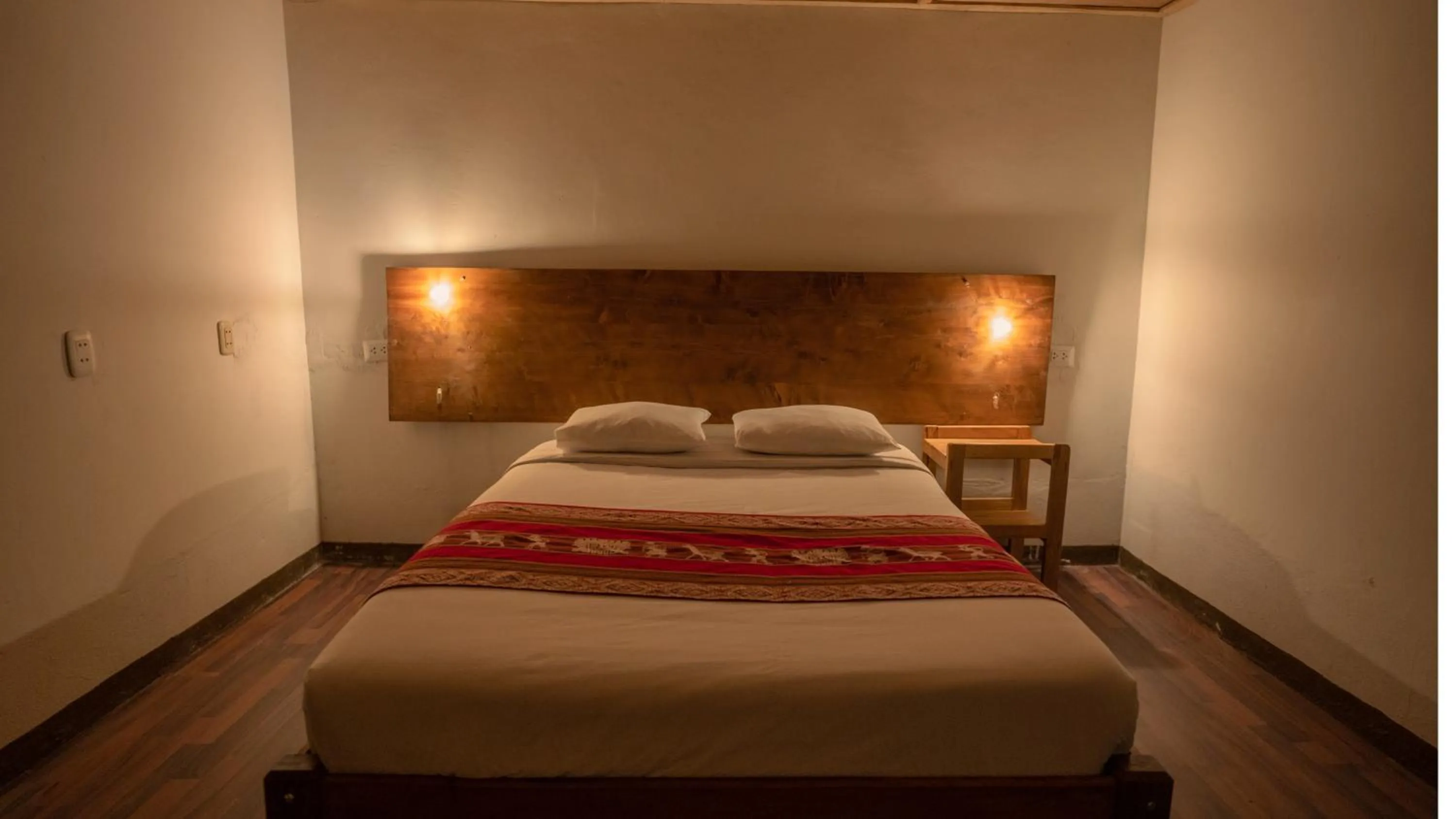 Bed in MAMA GREEN HOSTAL - Eco Andean Experience and Permaculture Farm - Vegetarian Breakfast