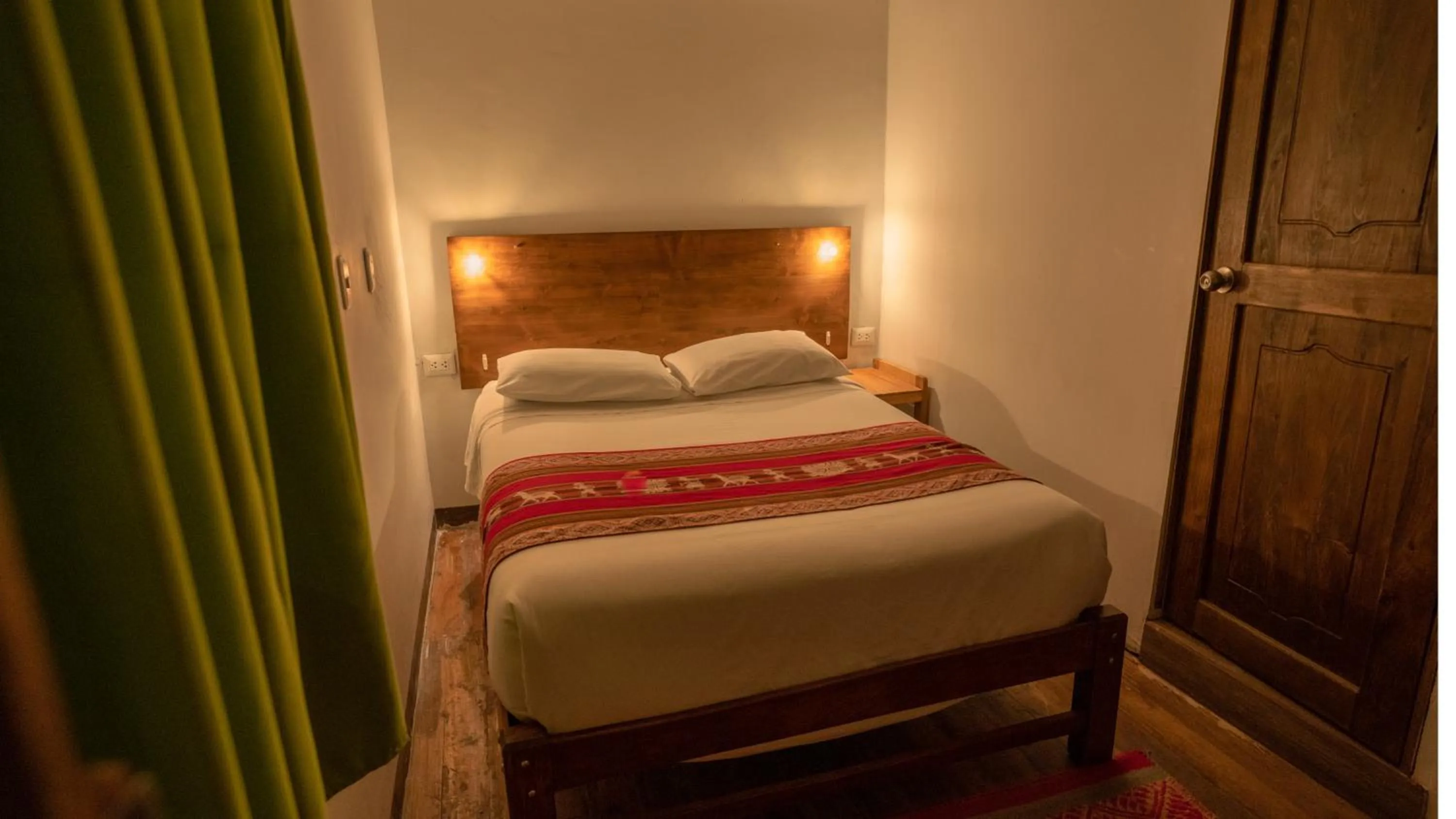 Bed in MAMA GREEN HOSTAL - Eco Andean Experience and Permaculture Farm - Vegetarian Breakfast