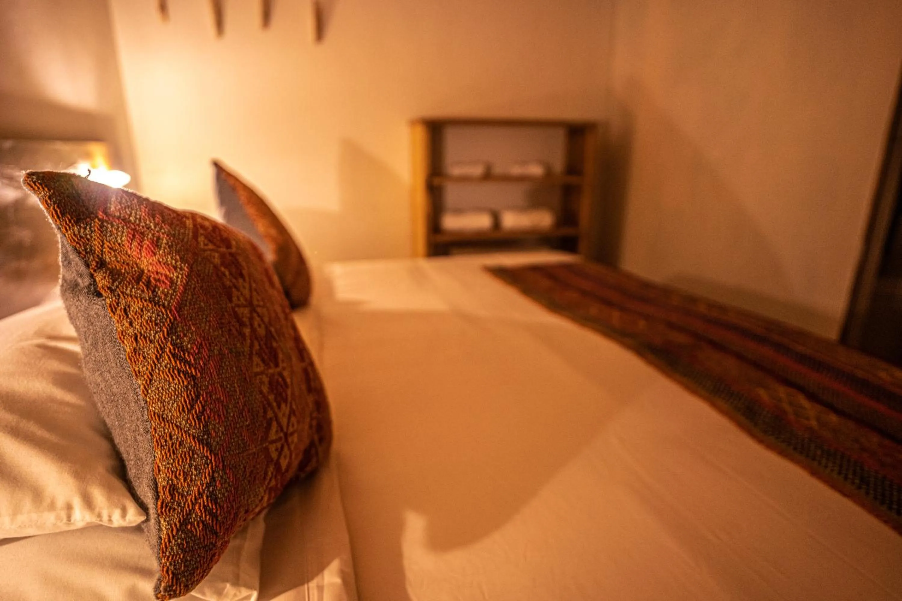 Bed in MAMA GREEN HOSTAL - Eco Andean Experience and Permaculture Farm - Vegetarian Breakfast