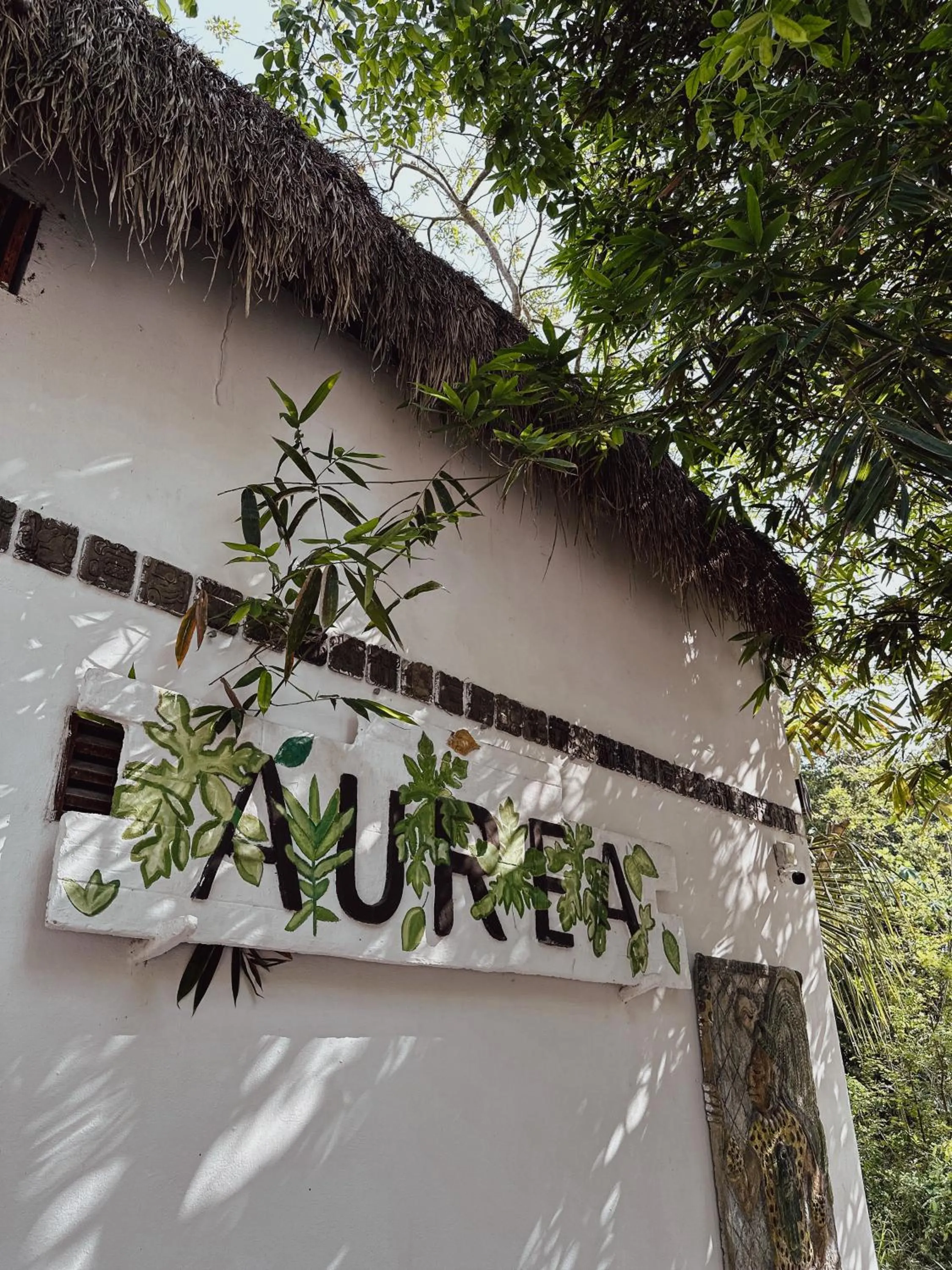 Facade/entrance in Aurea Bacalar