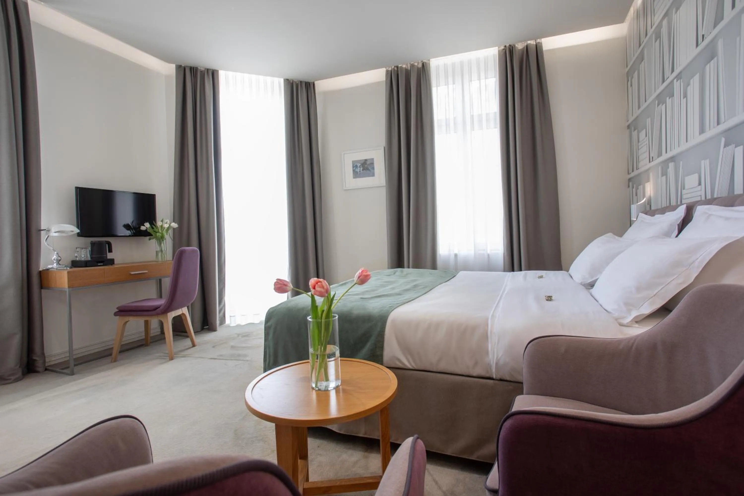 Bed in Jump INN Hotel Belgrade