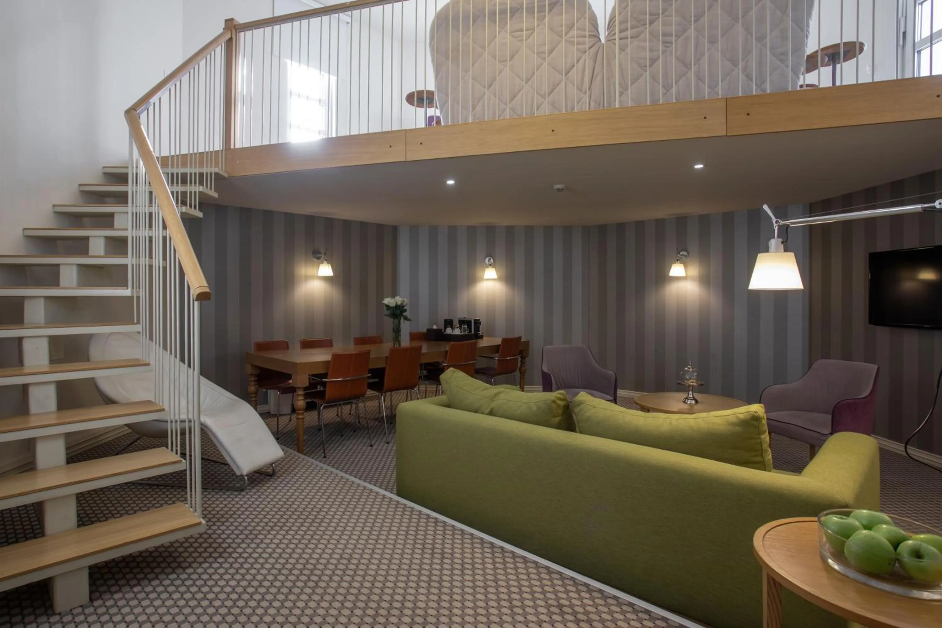 Seating area in Jump INN Hotel Belgrade