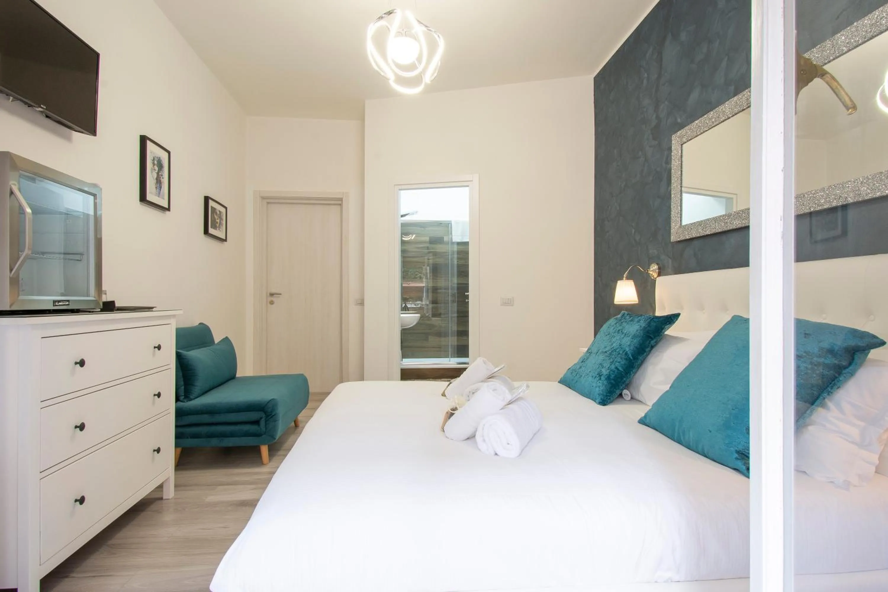 Bed in Luxury Boutique Hotel