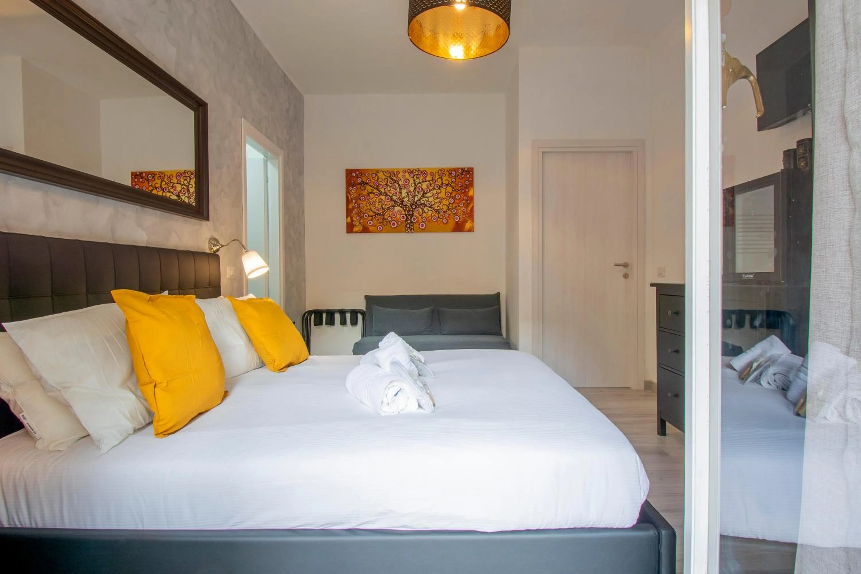 Bed in Luxury Boutique Hotel