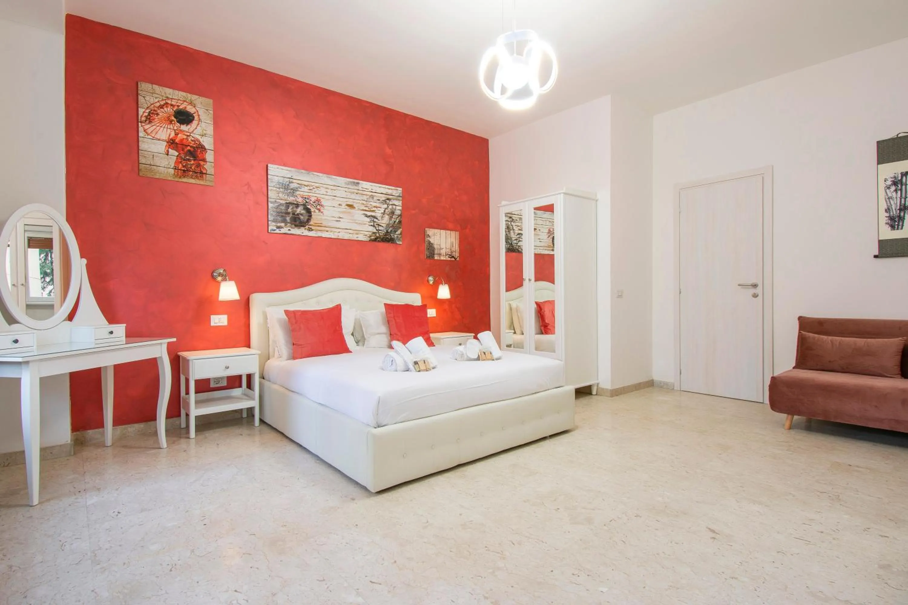 Bed in Luxury Boutique Hotel